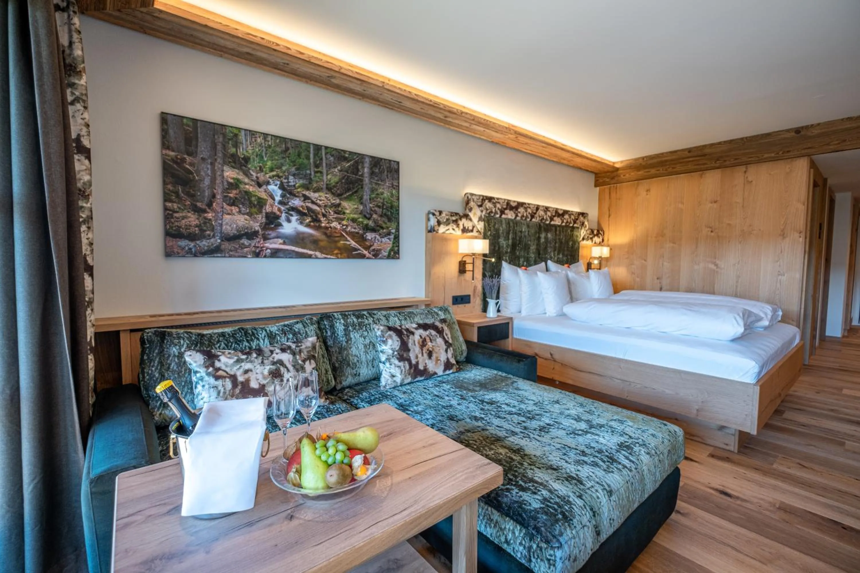 Photo of the whole room, Bed in Natur- & Wellnesshotel Brunner Hof