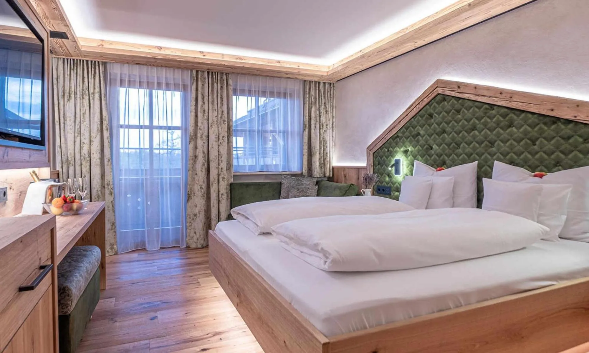 Photo of the whole room, Bed in Natur- & Wellnesshotel Brunner Hof