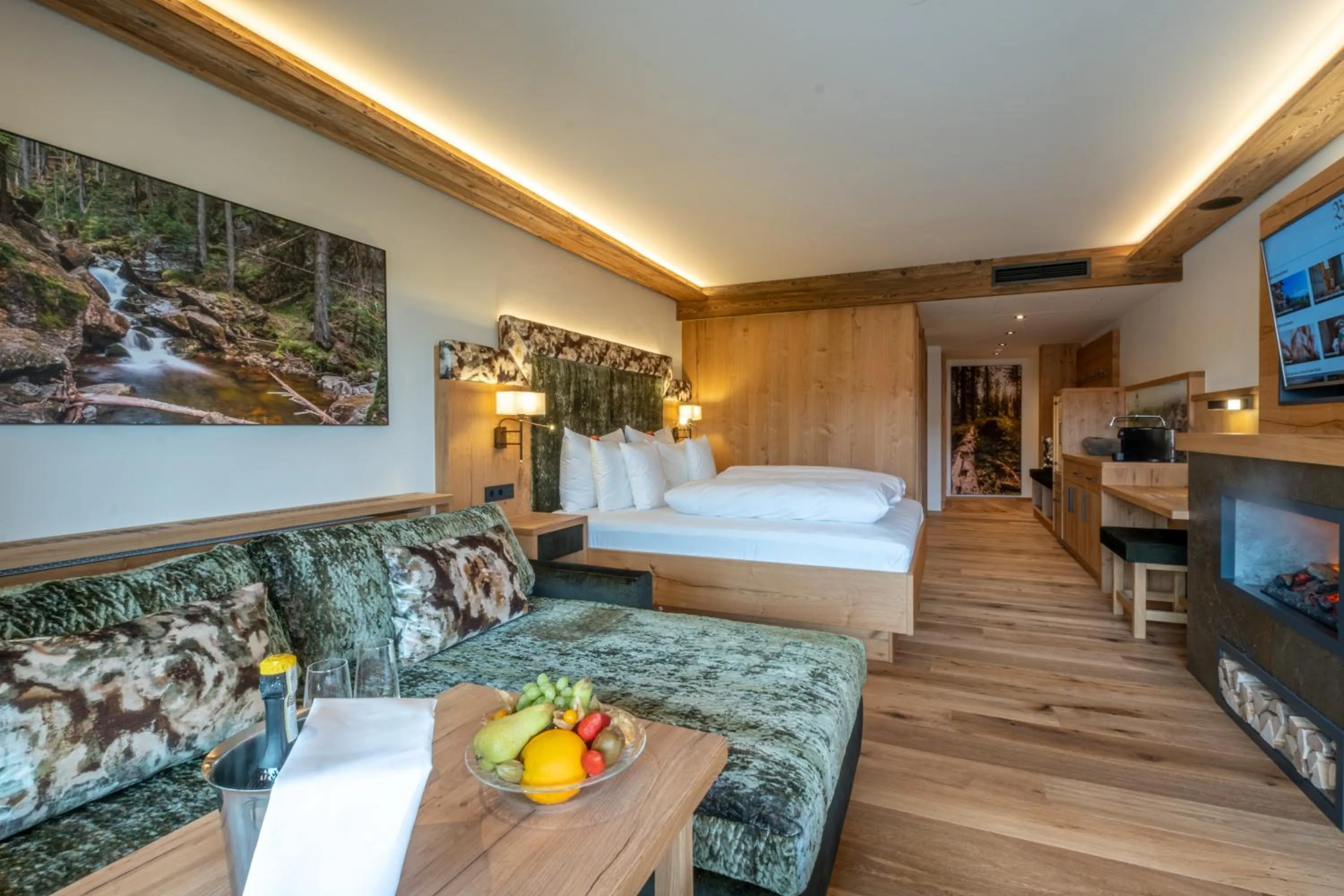 Photo of the whole room, Bed in Natur- & Wellnesshotel Brunner Hof