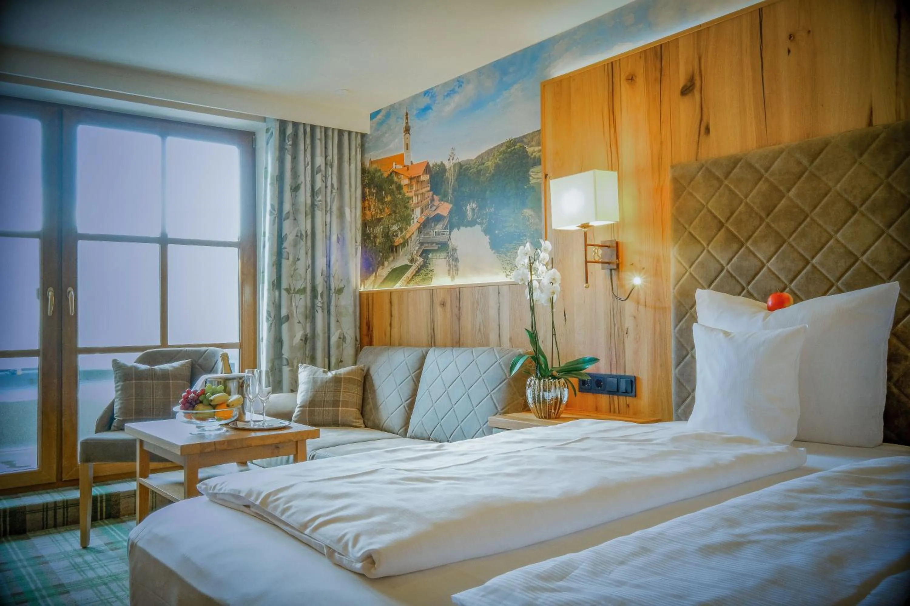 Photo of the whole room, Bed in Natur- & Wellnesshotel Brunner Hof