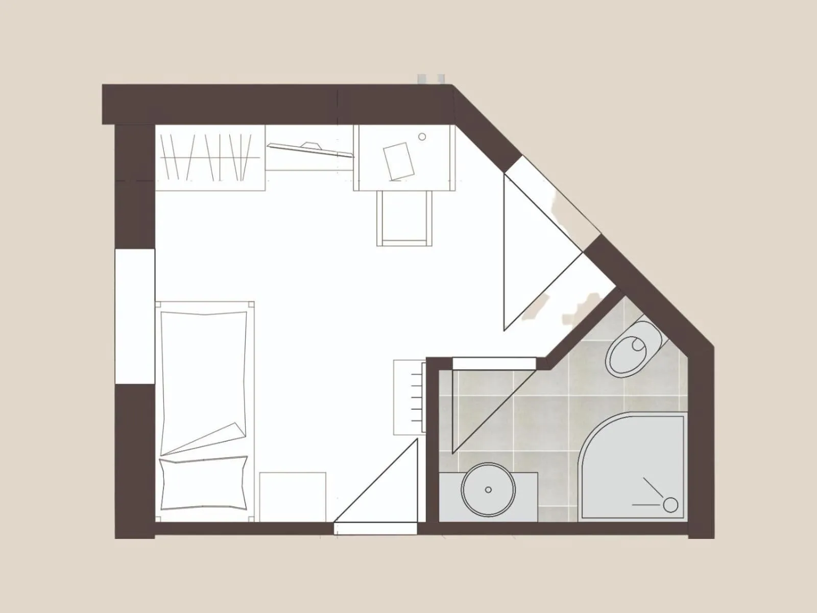 Floor plan in Natur- & Wellnesshotel Brunner Hof