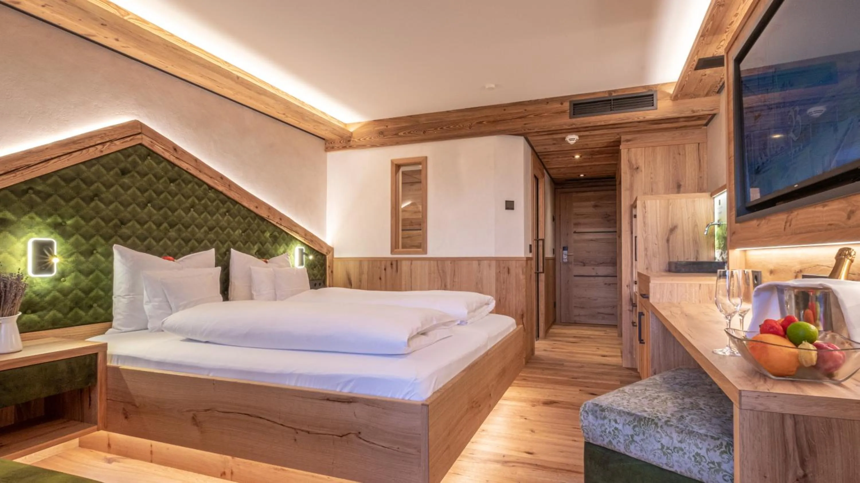 Photo of the whole room, Bed in Natur- & Wellnesshotel Brunner Hof