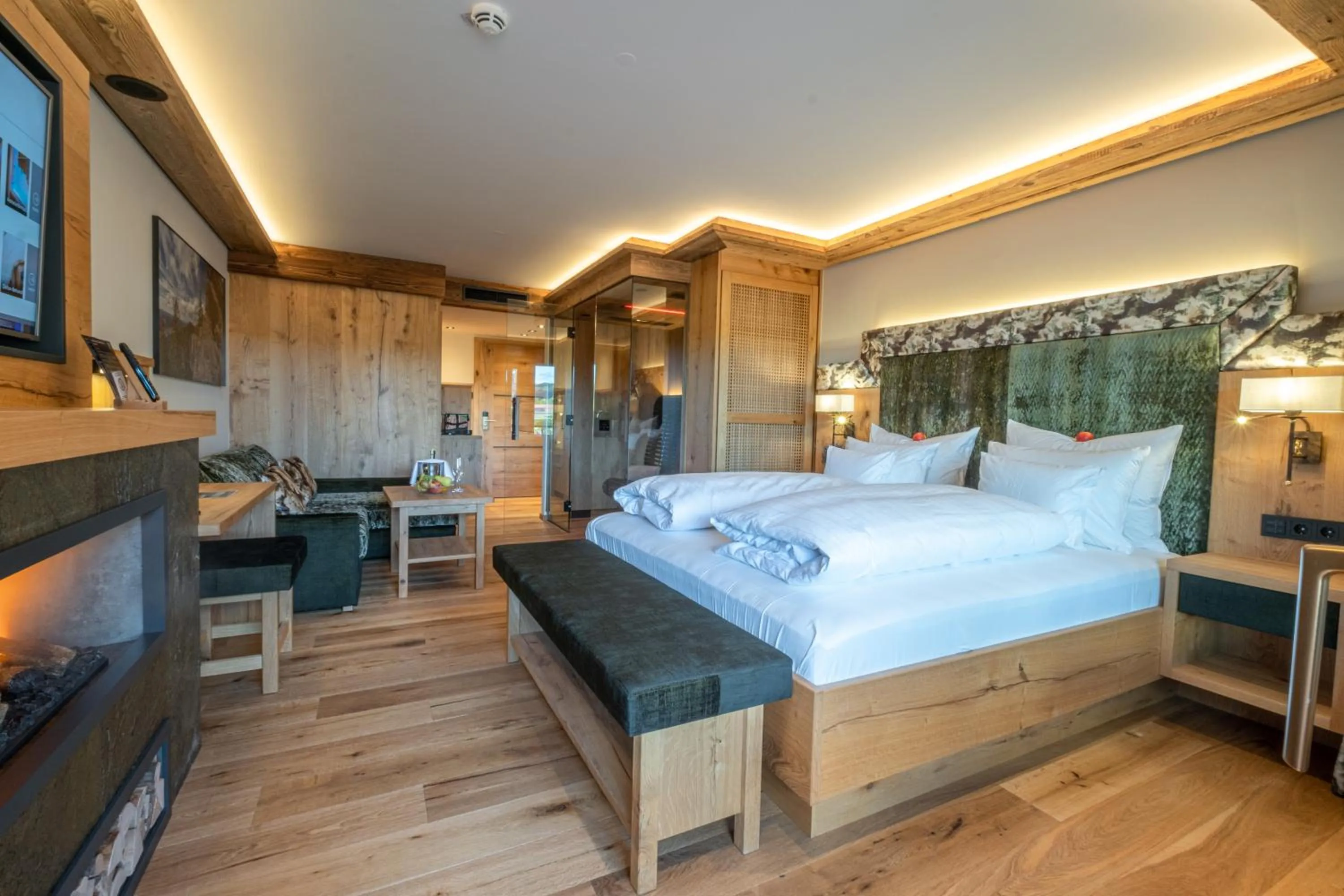 Photo of the whole room, Bed in Natur- & Wellnesshotel Brunner Hof