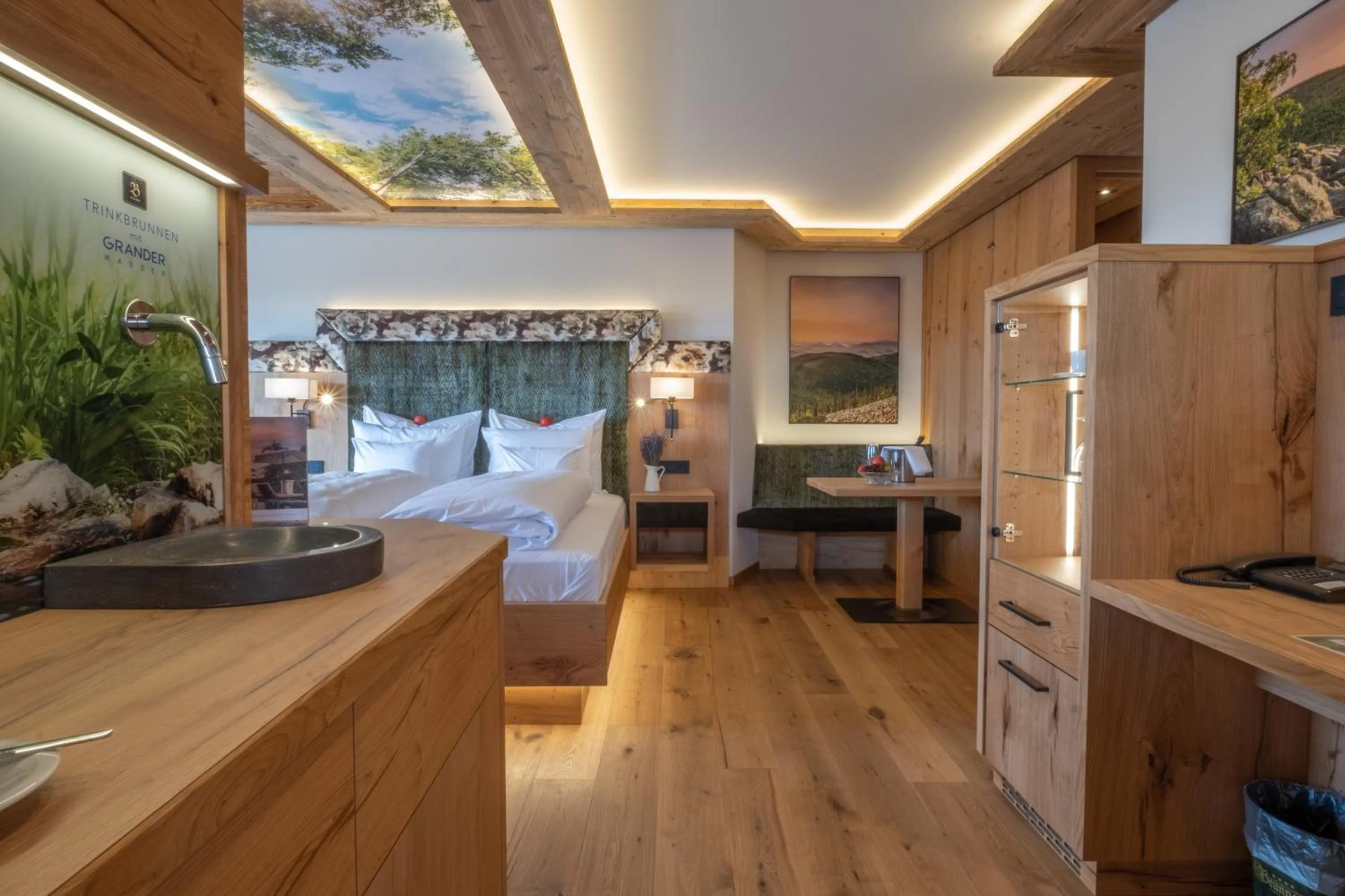 Photo of the whole room, Bed in Natur- & Wellnesshotel Brunner Hof