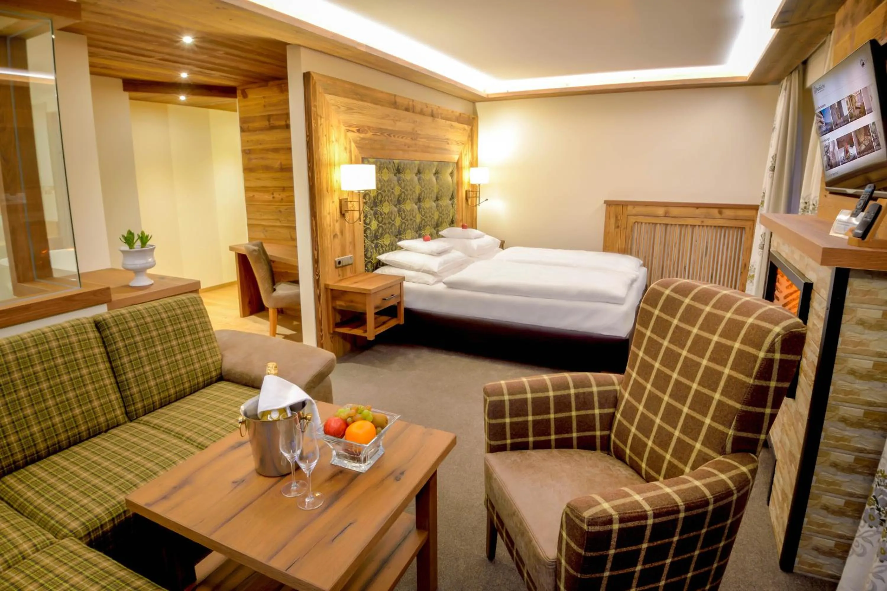 Photo of the whole room, Bed in Natur- & Wellnesshotel Brunner Hof