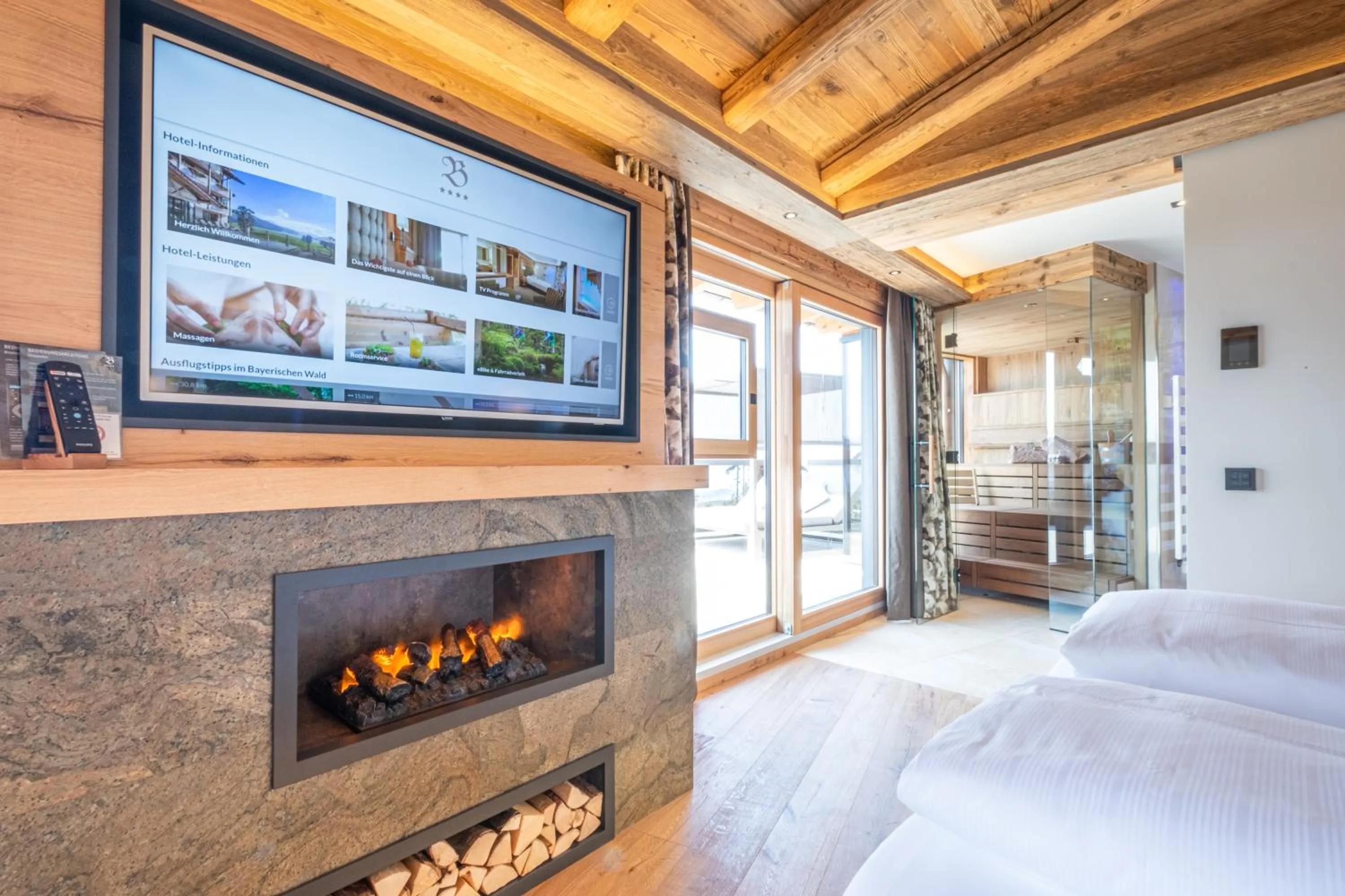 Photo of the whole room, Bed in Natur- & Wellnesshotel Brunner Hof