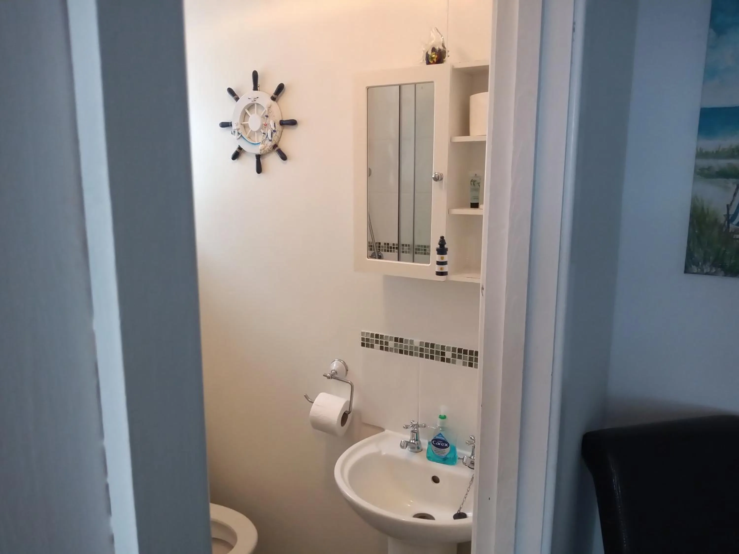 Shower in Sandcastles Guest House