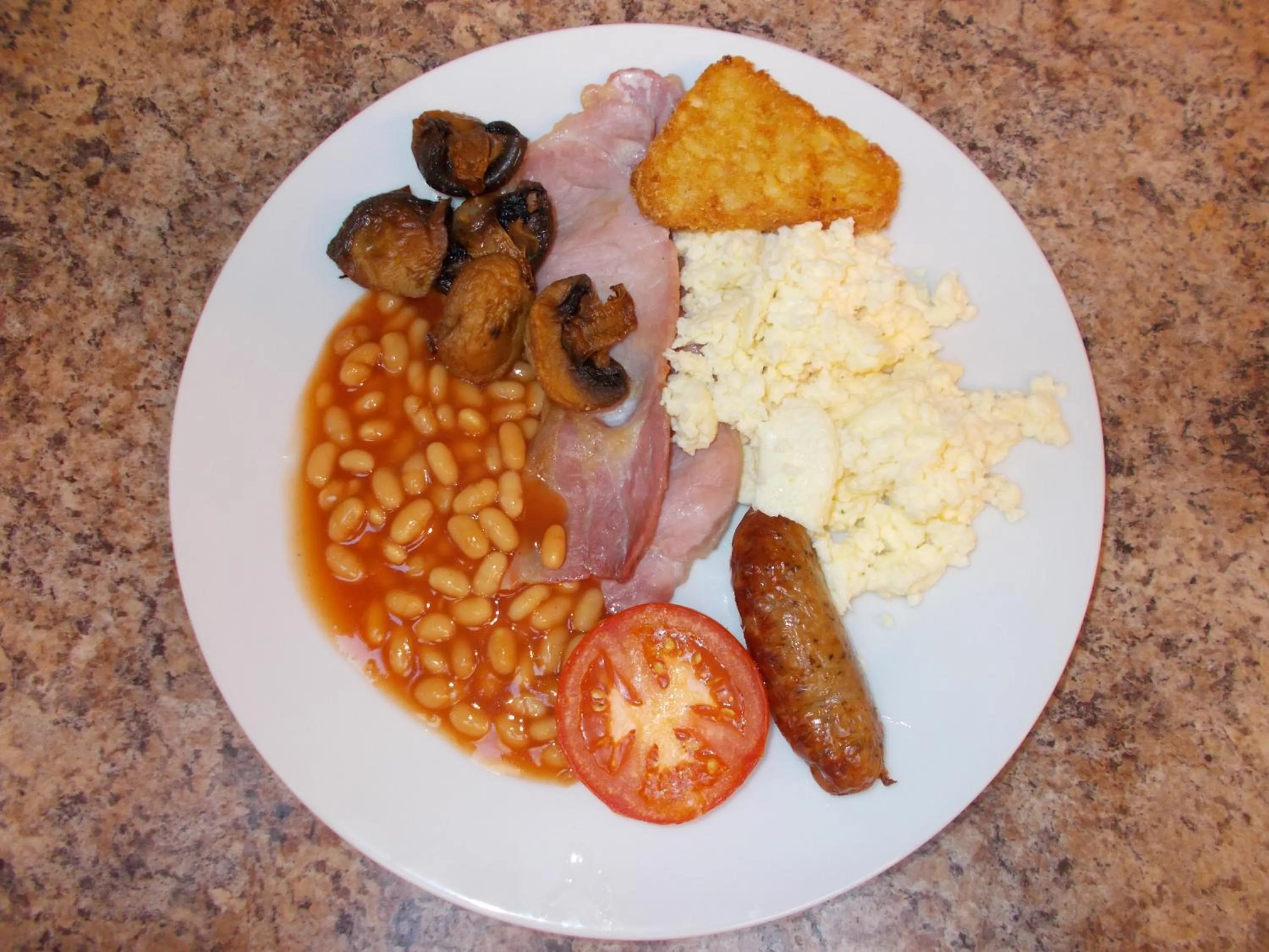 English/Irish breakfast in Sandcastles Guest House
