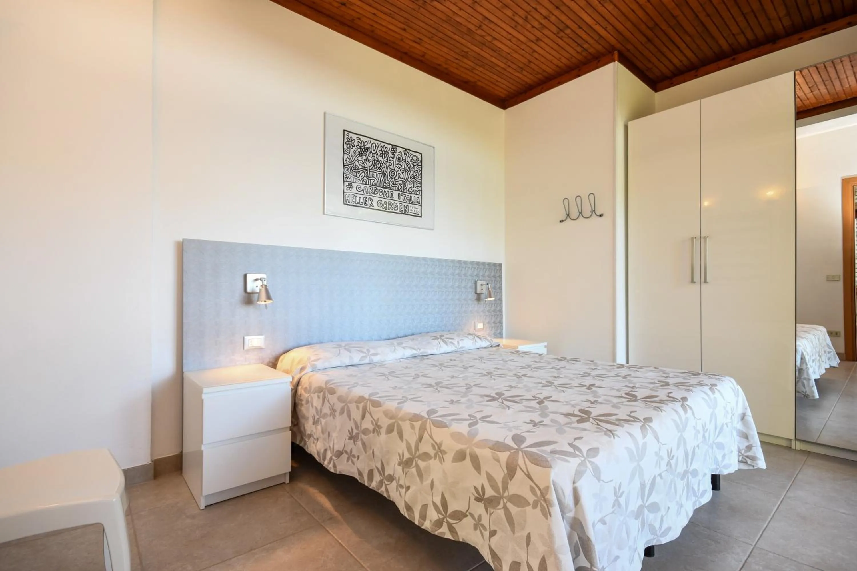 Bed in La Villa Fasano