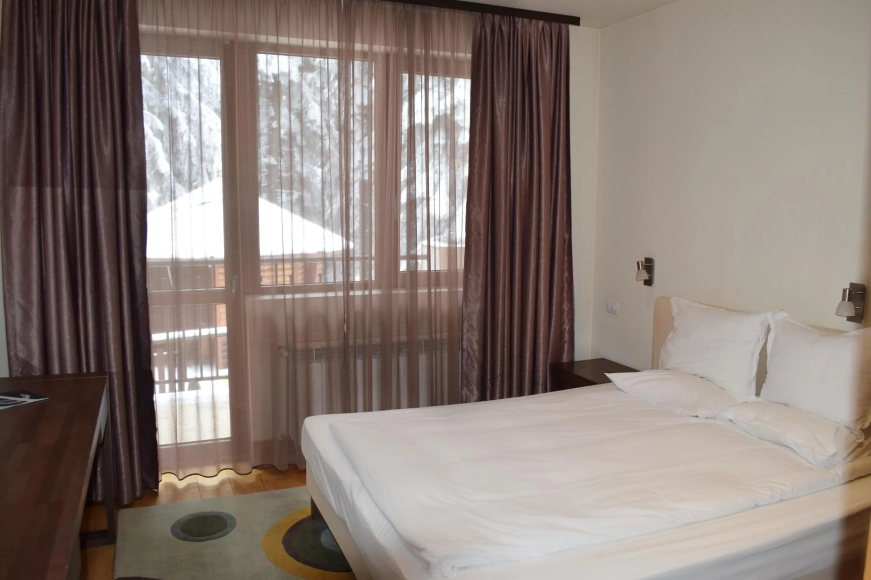 Bed in The Lodge Hotel