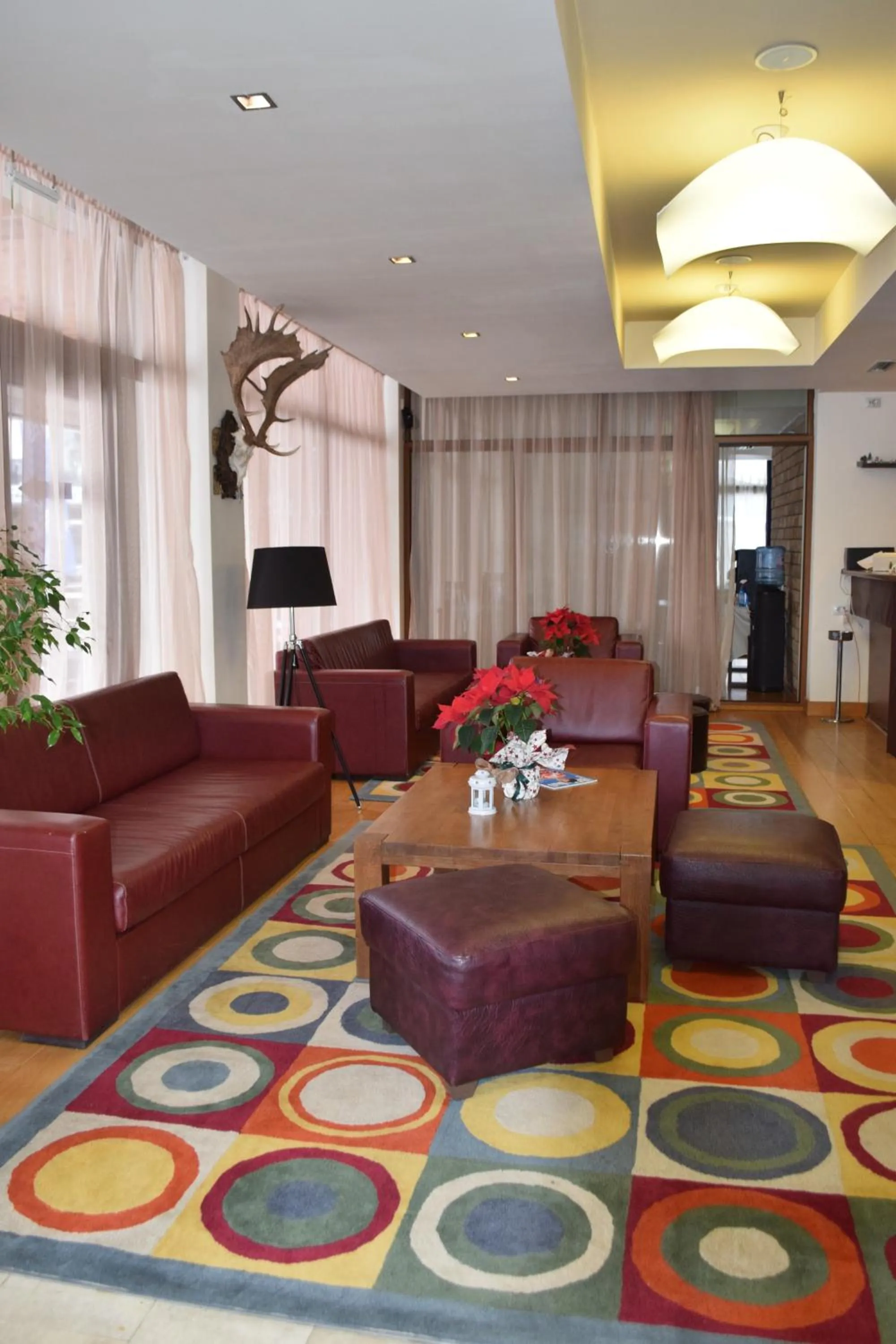 Lobby or reception in The Lodge Hotel