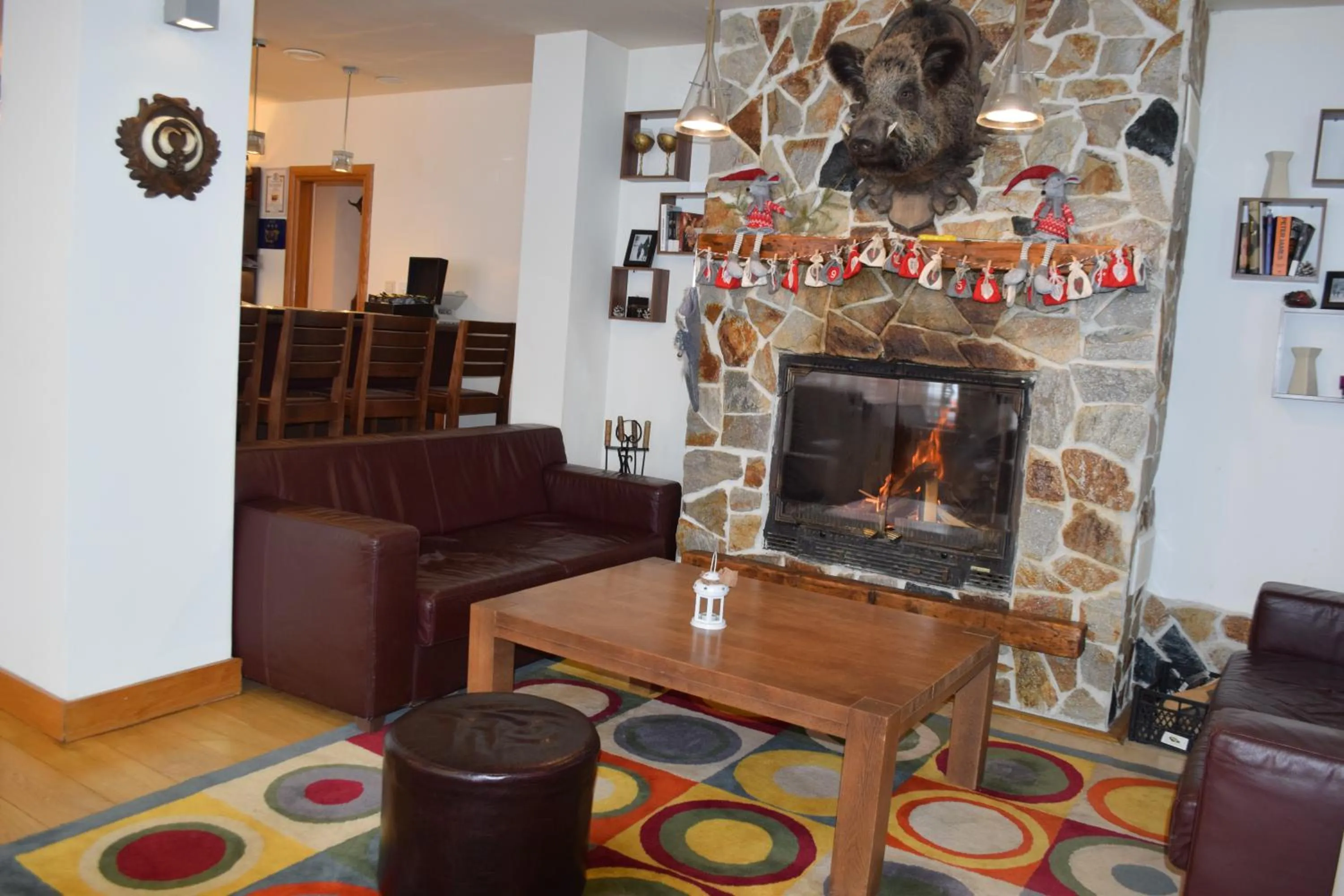 Lobby or reception in The Lodge Hotel