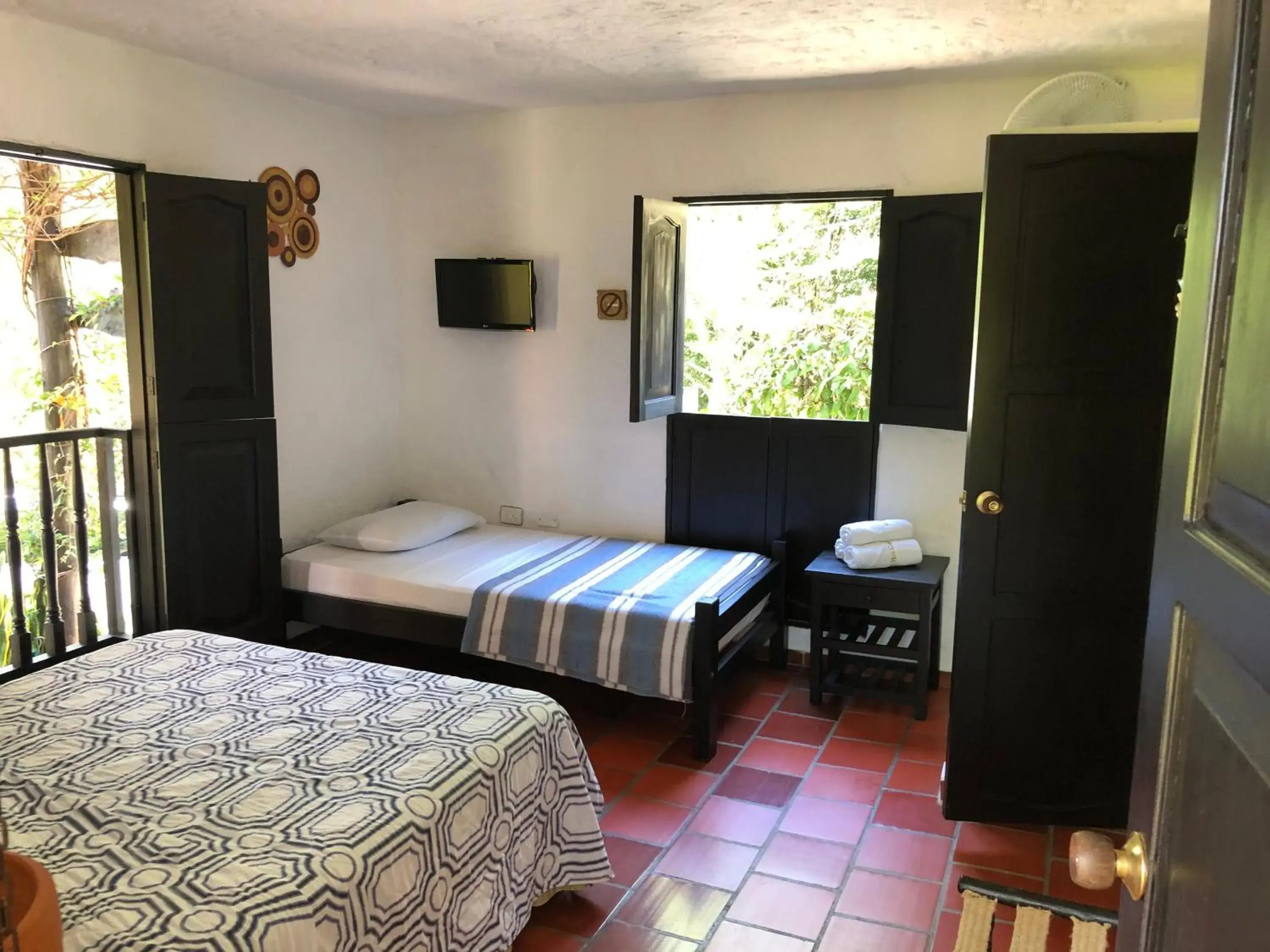 Triple Room in Hotel Campestre Casona del Camino Real Triple Room in Hotel Campestre Casona del Camino Real