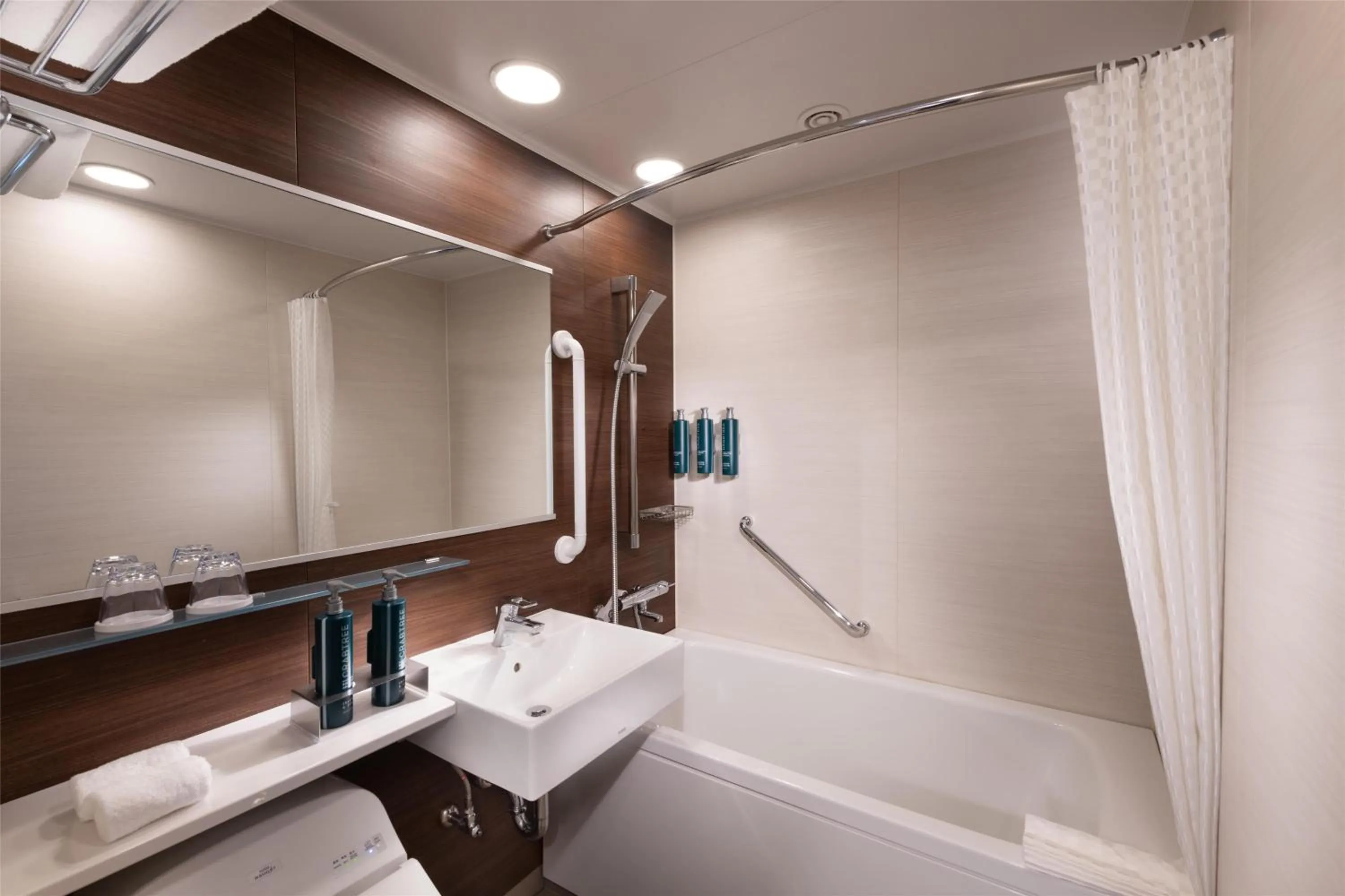 Bathroom in DoubleTree by Hilton Kyoto Station