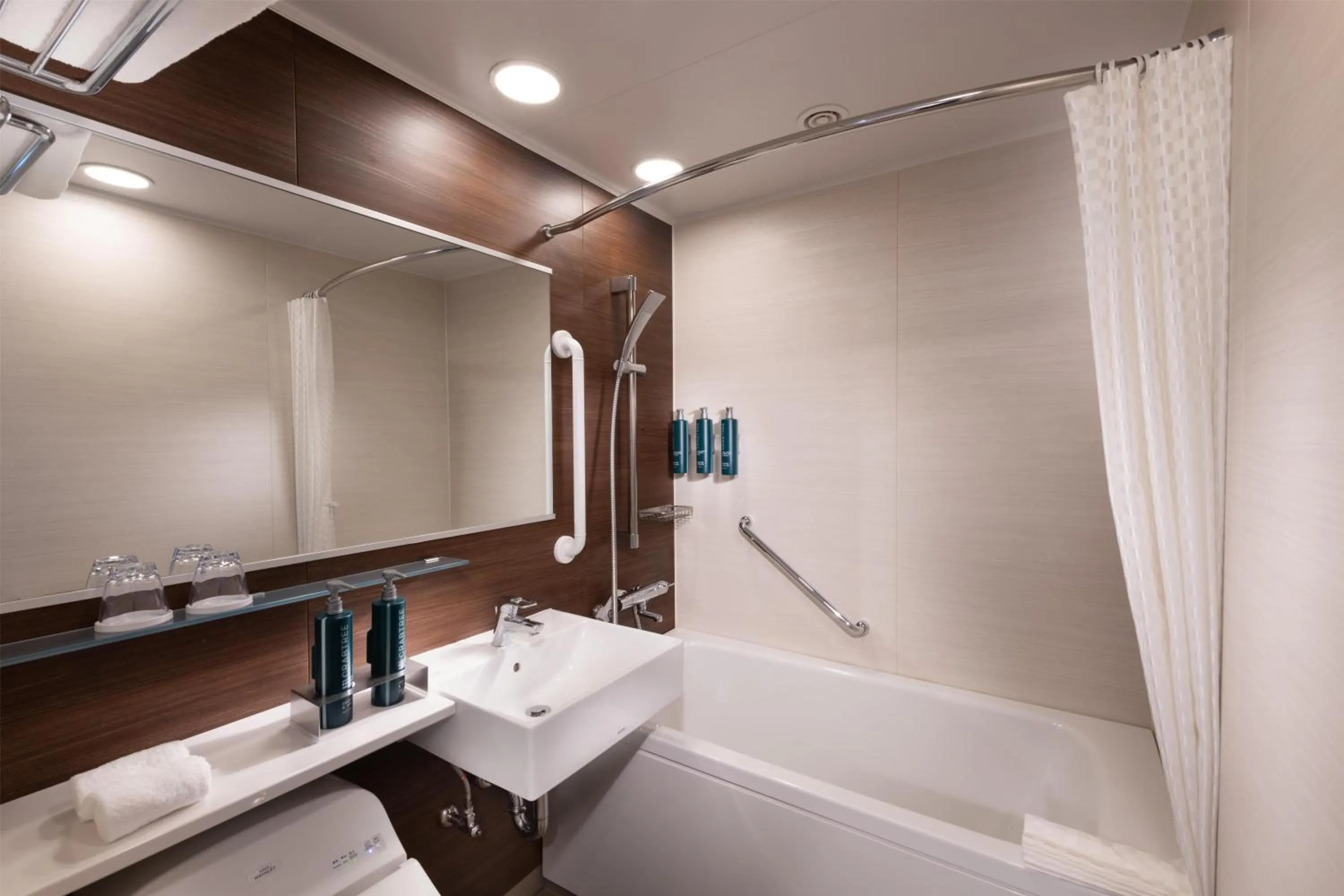 Bathroom in DoubleTree by Hilton Kyoto Station