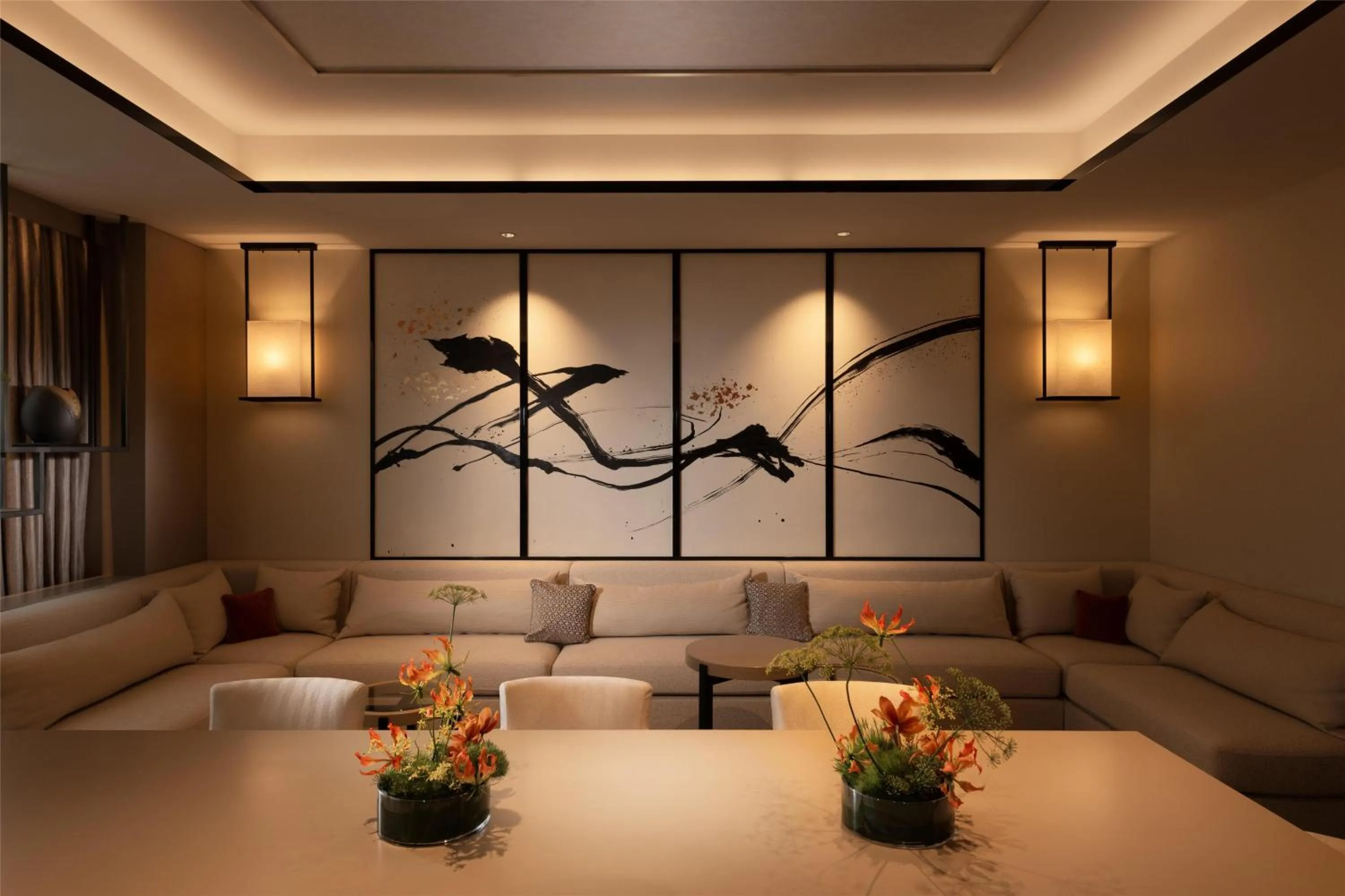 Living room in DoubleTree by Hilton Kyoto Station