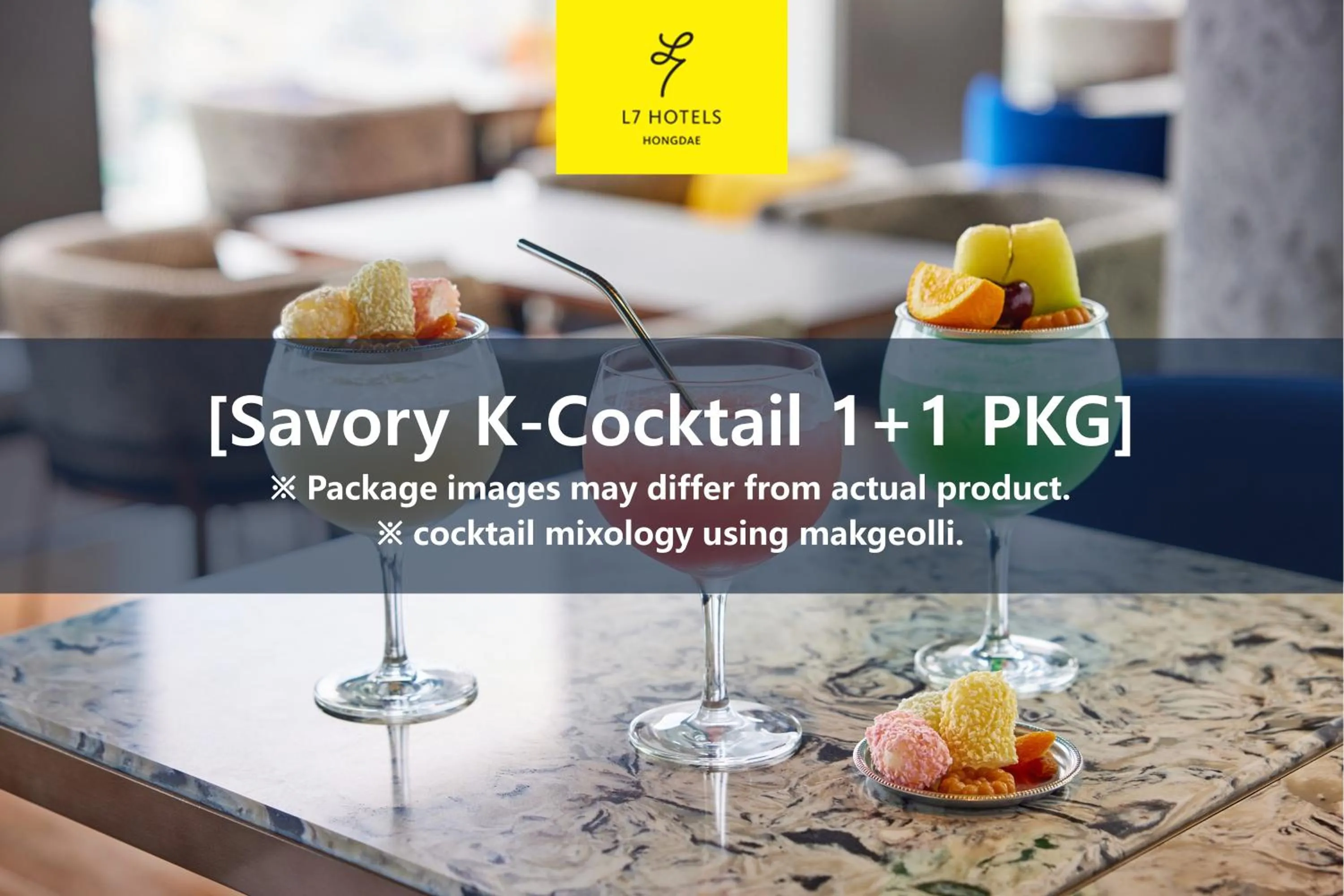 Text overlay in L7 Hongdae