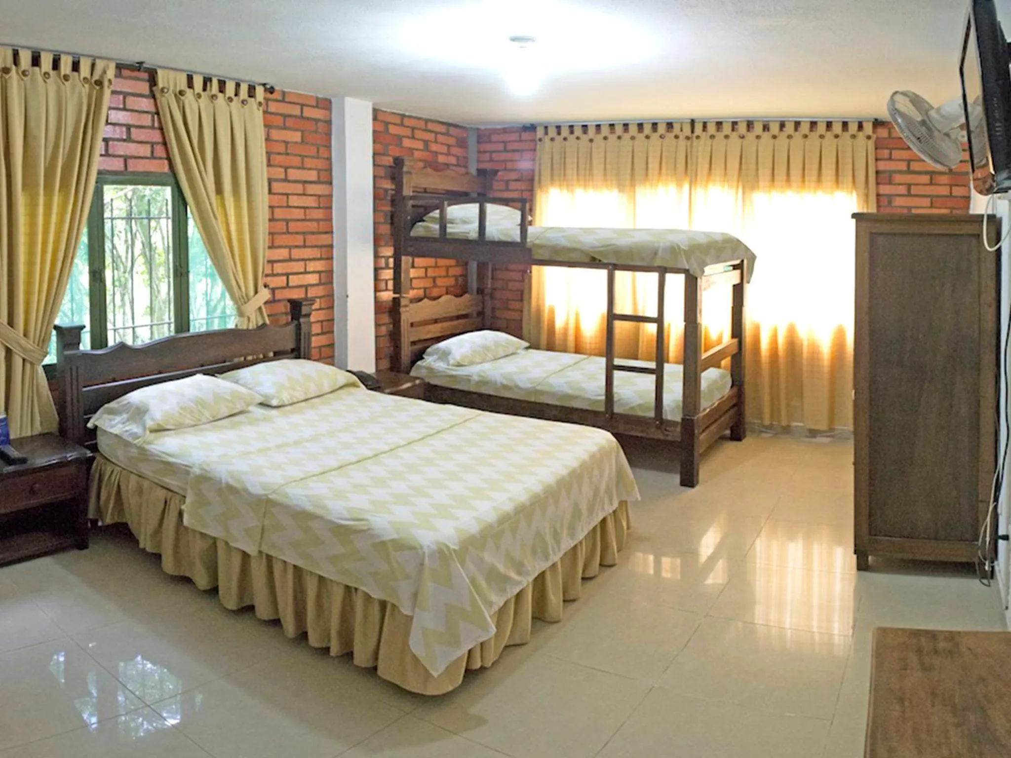 Decorative detail, Bed in Hotel Campestre UMPALÁ
