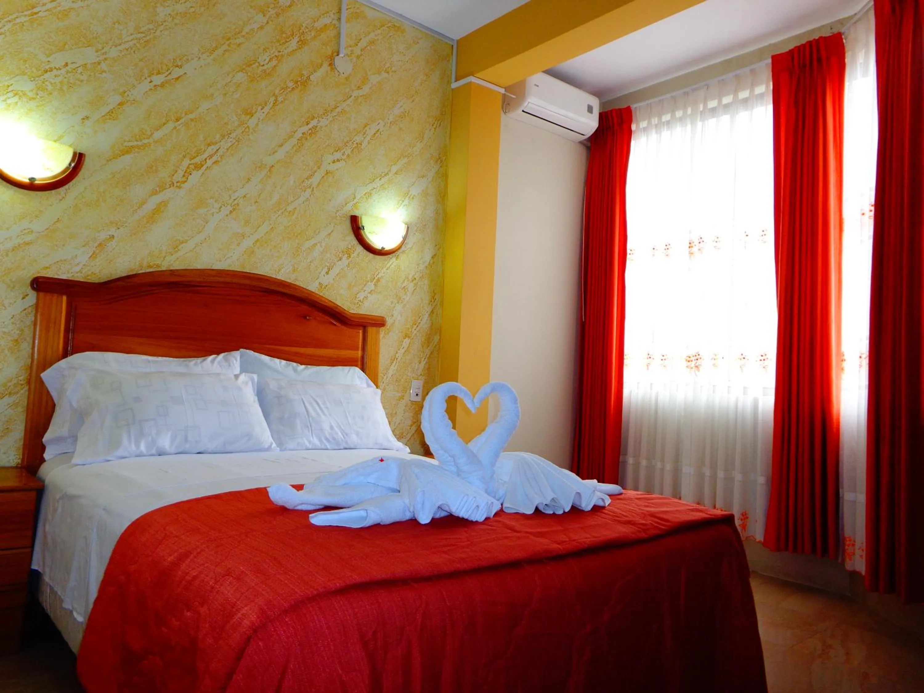 Bed in Hotel Pampa & Selva