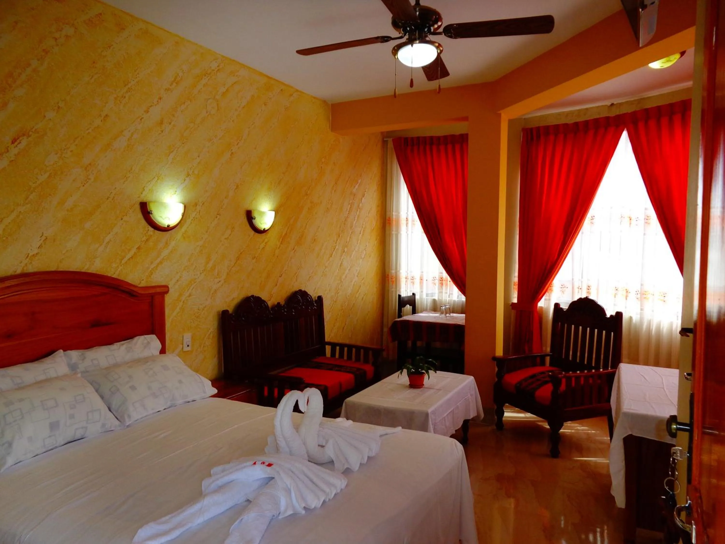 Bed in Hotel Pampa & Selva