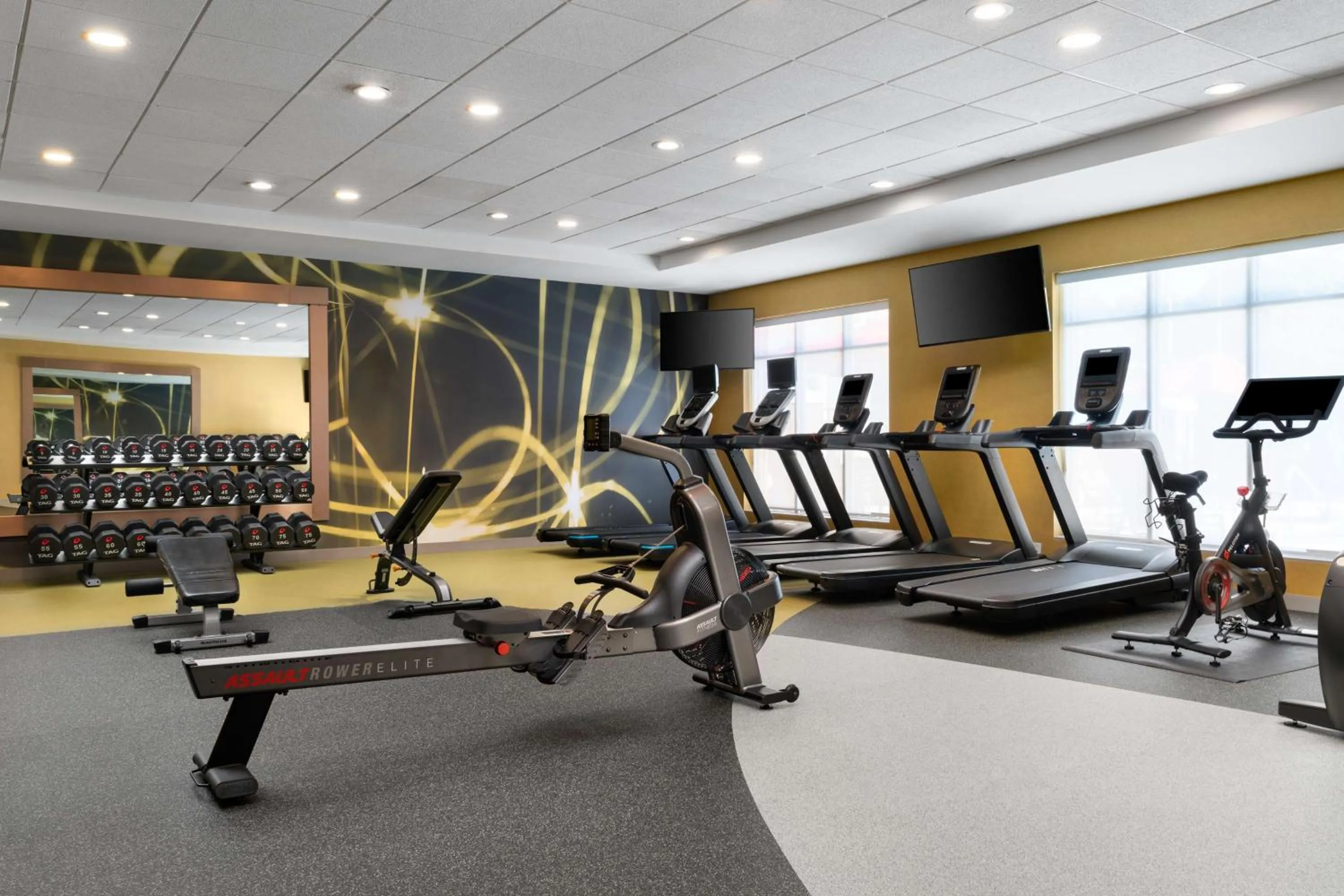 Fitness centre/facilities in Hilton Garden Inn Rock Hill