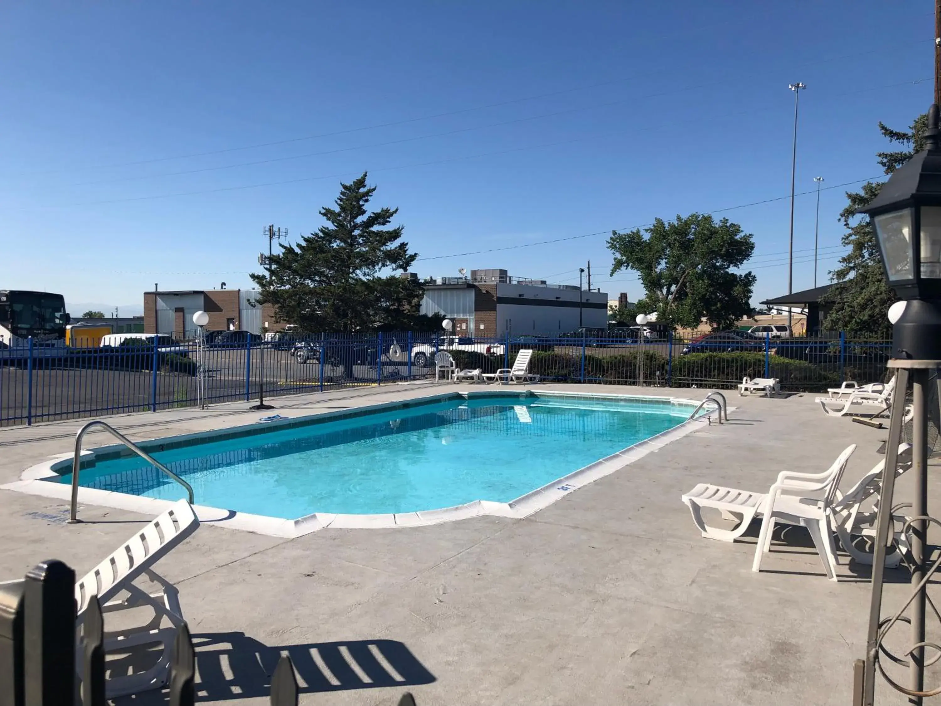 Swimming Pool in Americas Best Value Inn Denver