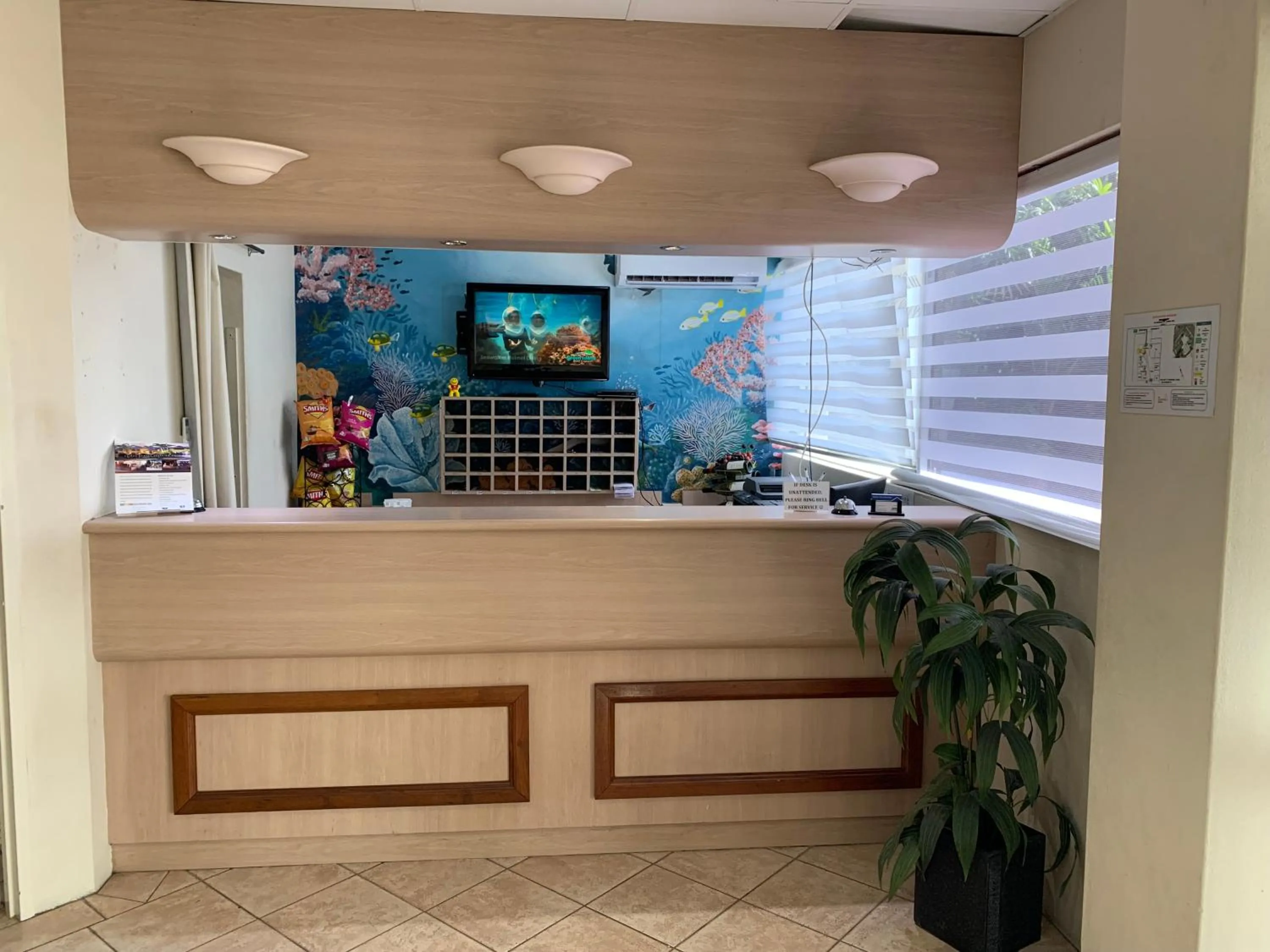 Lobby or reception in Cairns City Sheridan Motel