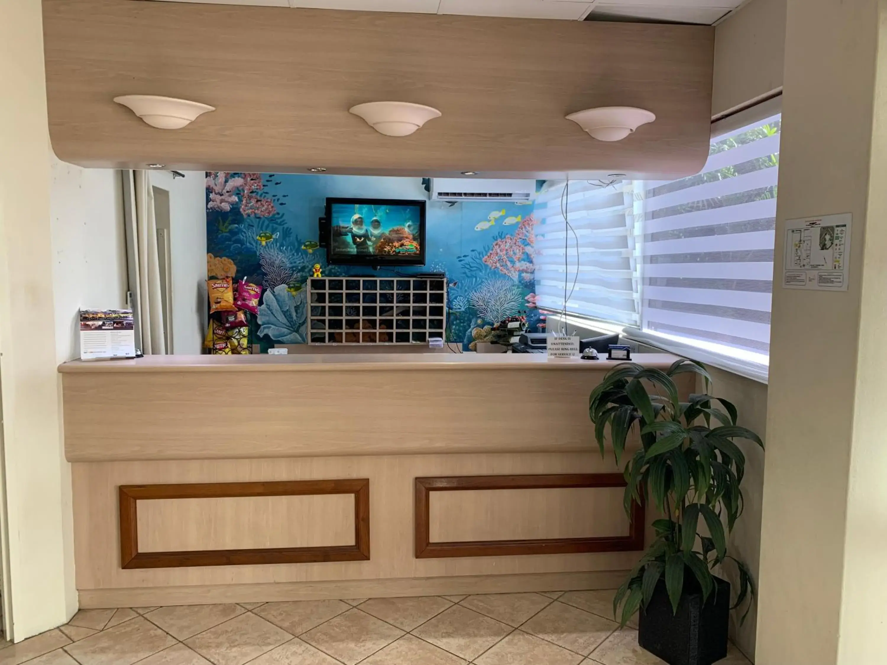 Lobby or reception in Cairns City Sheridan Motel Lobby or reception in Cairns City Sheridan Motel