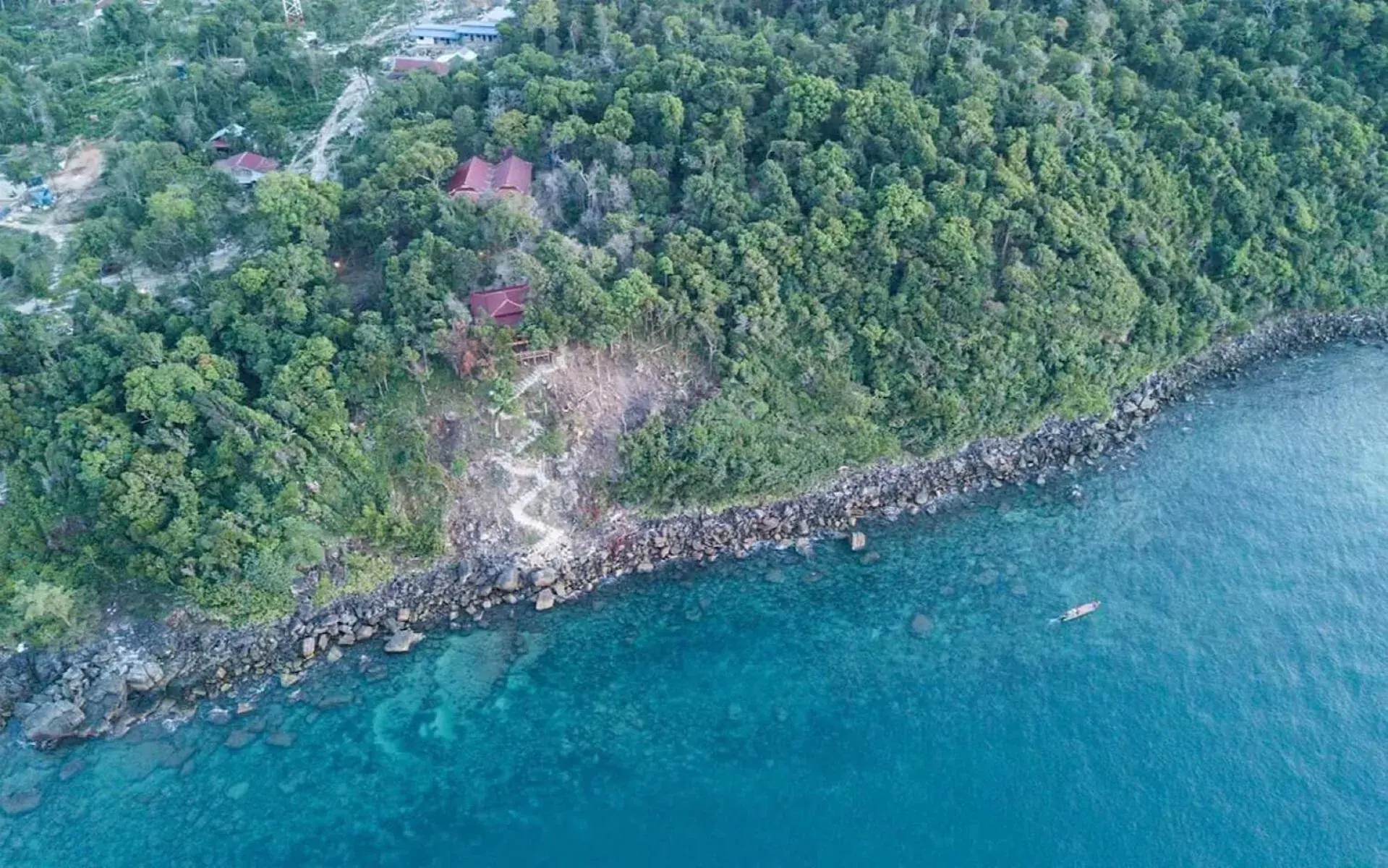 Sea view in The Cliff Hostel, M'Pay Bay Sea view in The Cliff Hostel, M'Pay Bay