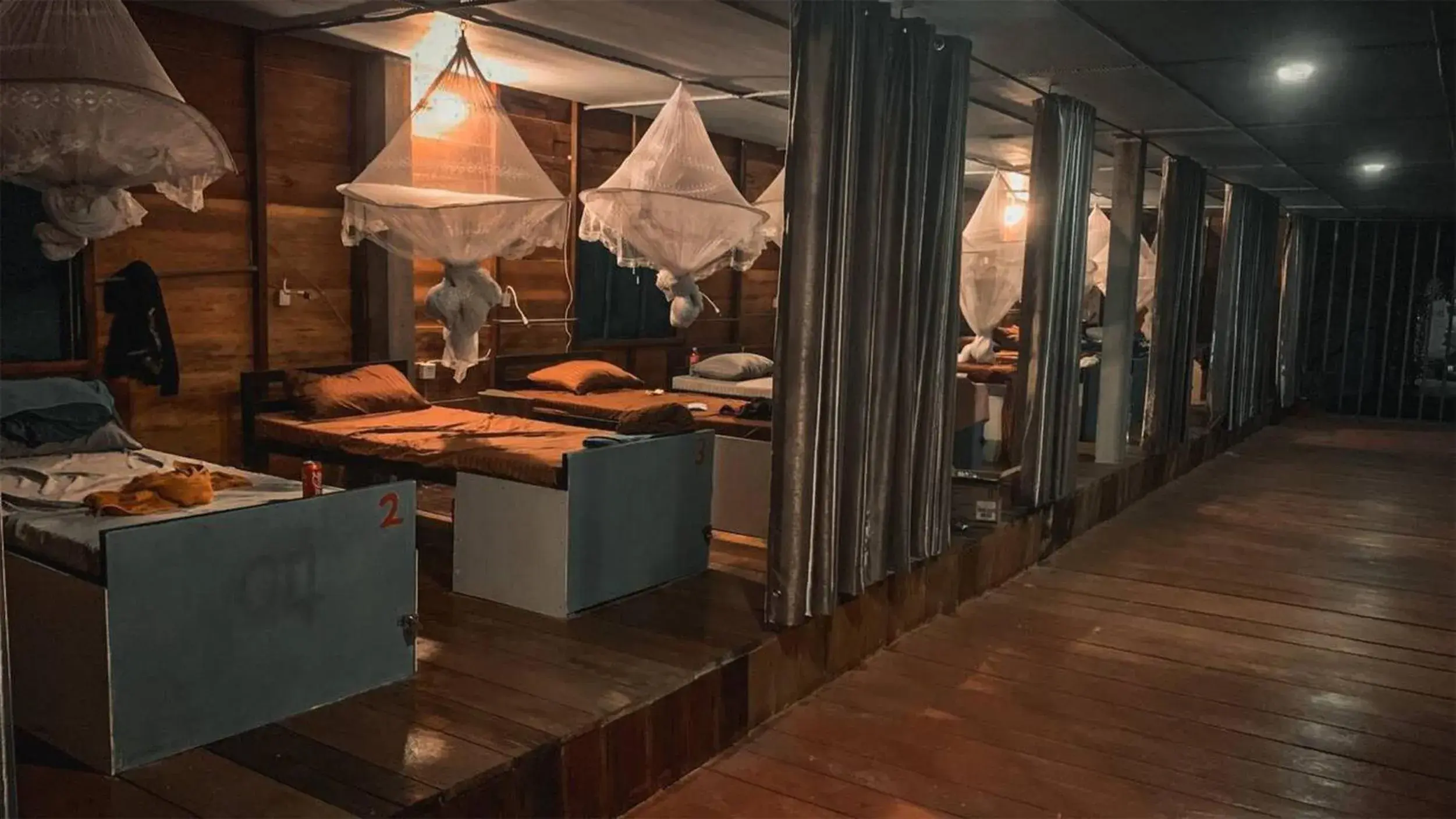 Bedroom in The Cliff Hostel, M'Pay Bay Bedroom in The Cliff Hostel, M'Pay Bay