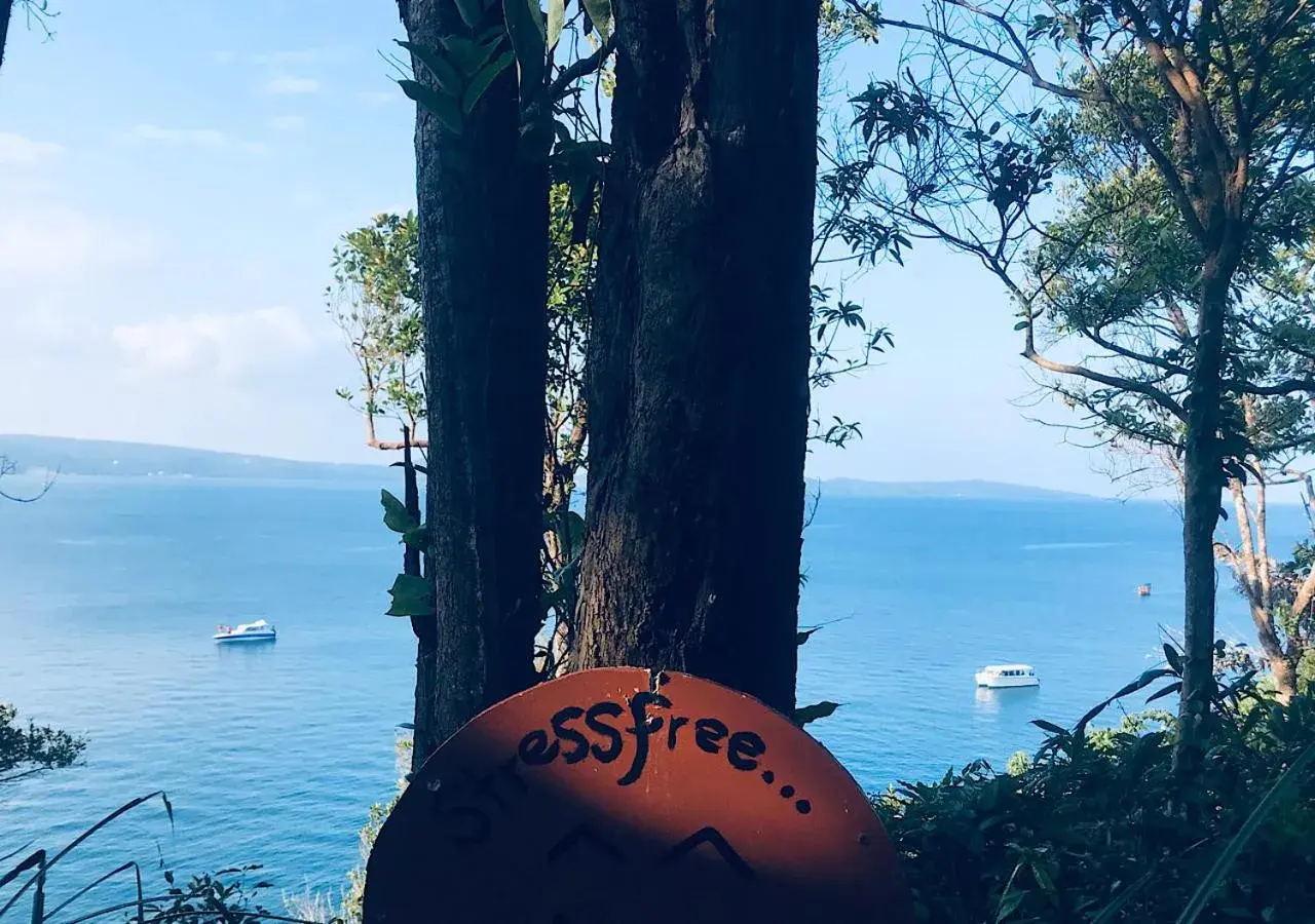 Sea view in The Cliff Hostel, M'Pay Bay Sea view in The Cliff Hostel, M'Pay Bay