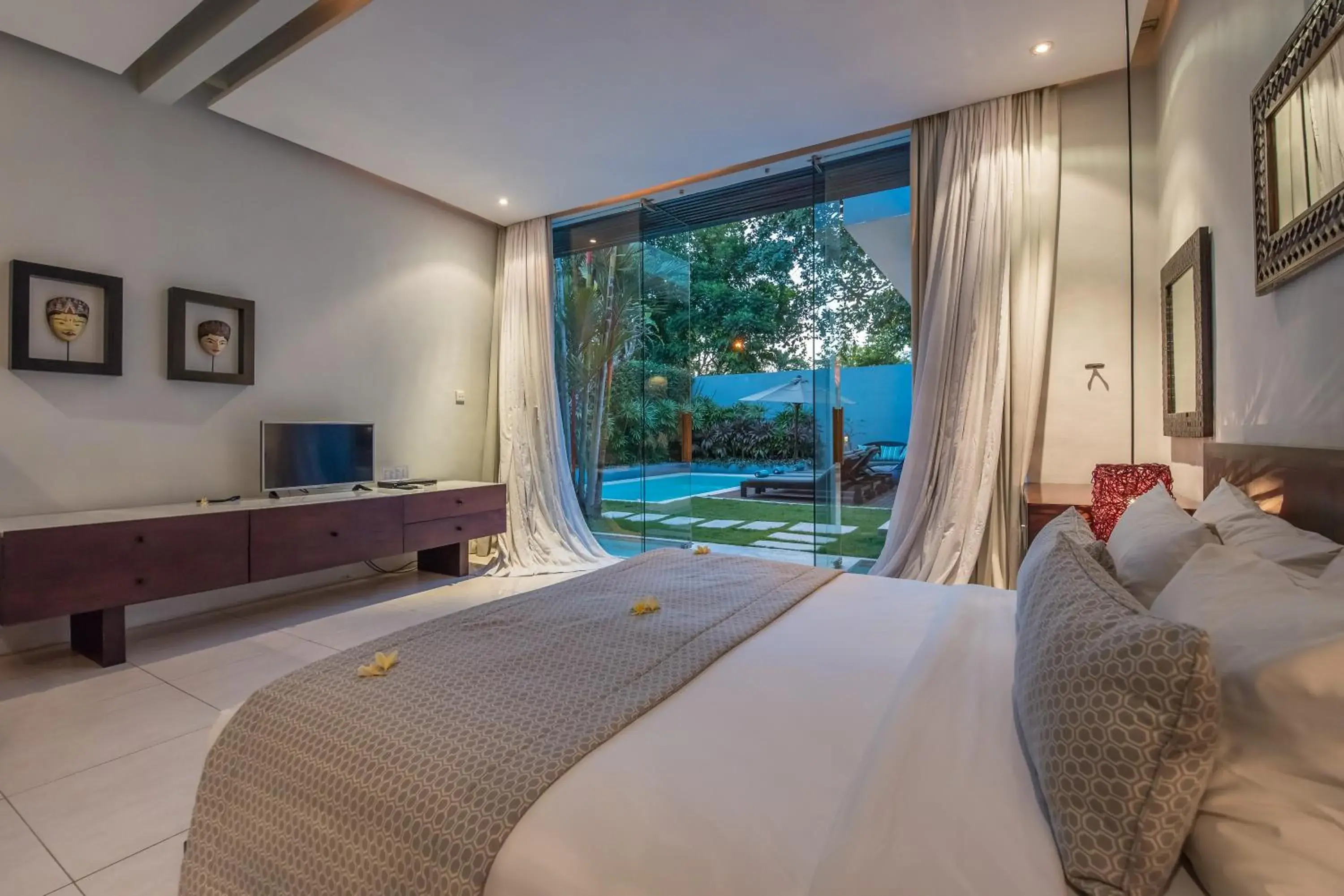 Bed in Kembali Villas Bed in Kembali Villas