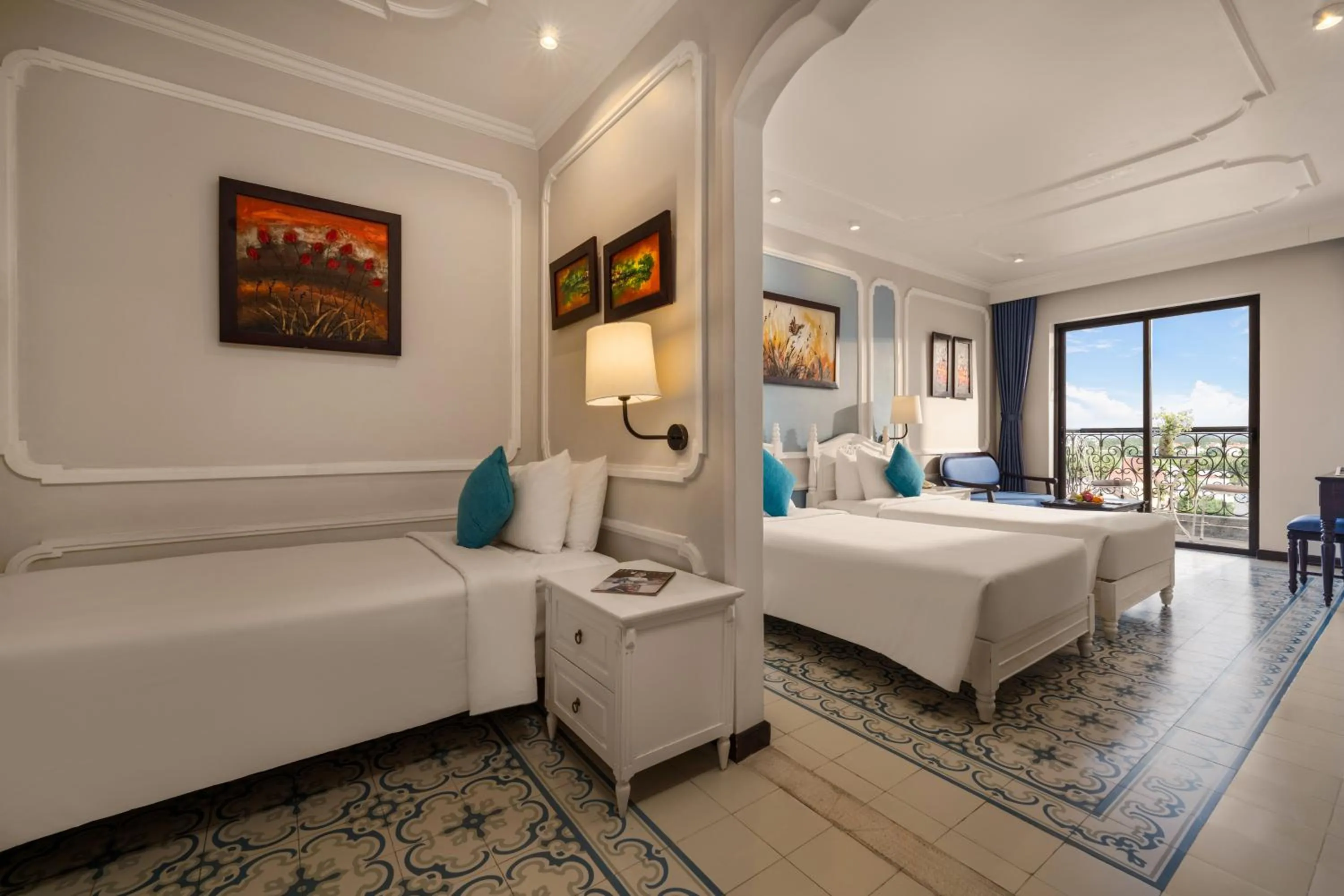 Bed in Hoi An Rosemary Boutique Hotel & Spa - A Peaceful Retreat