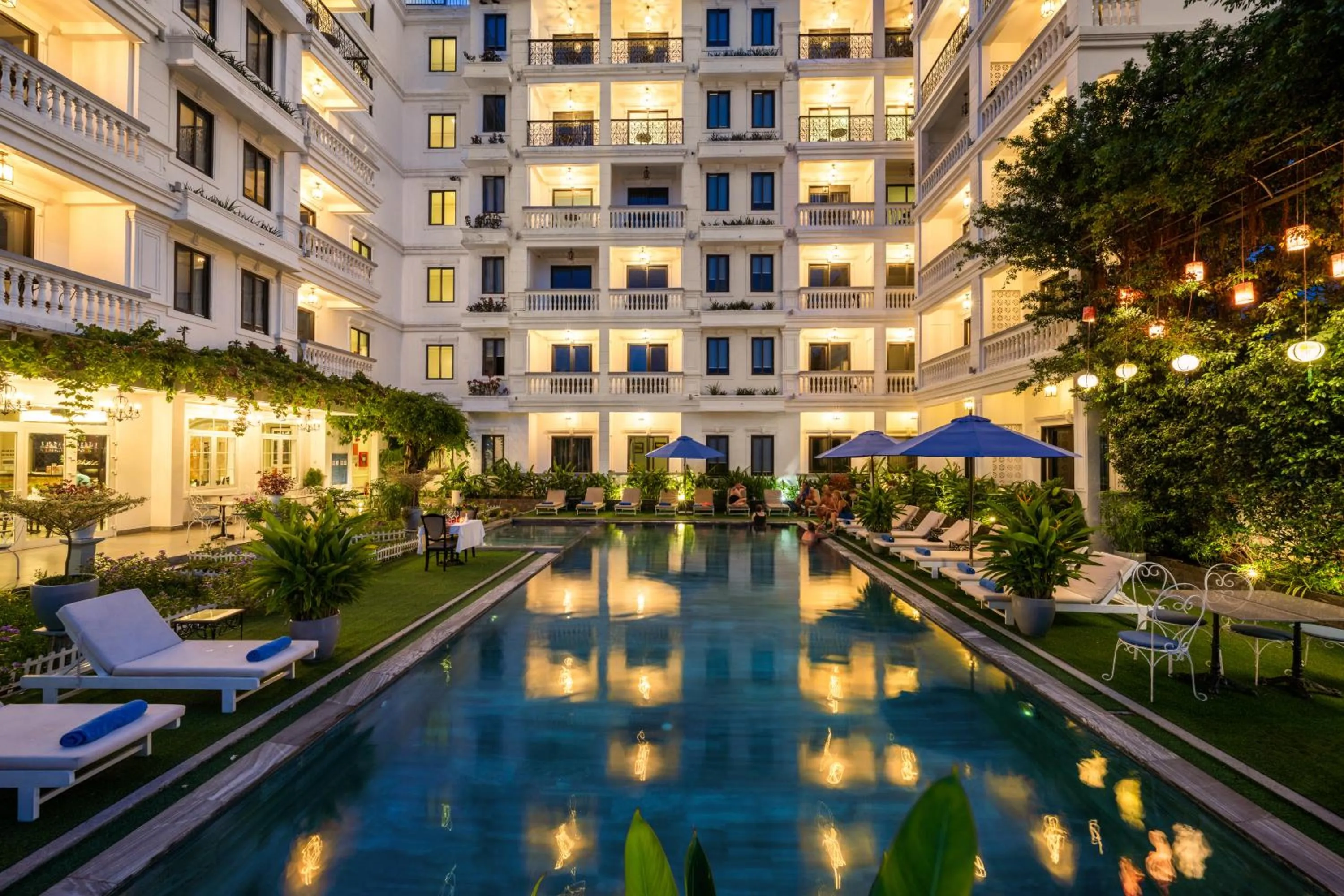 Property building in Hoi An Rosemary Boutique Hotel & Spa - A Peaceful Retreat