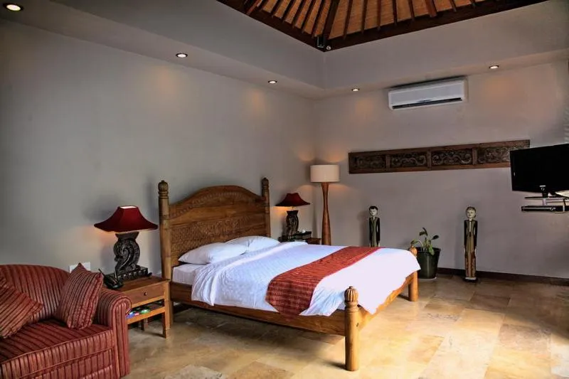 Bed in Ajanta Villa