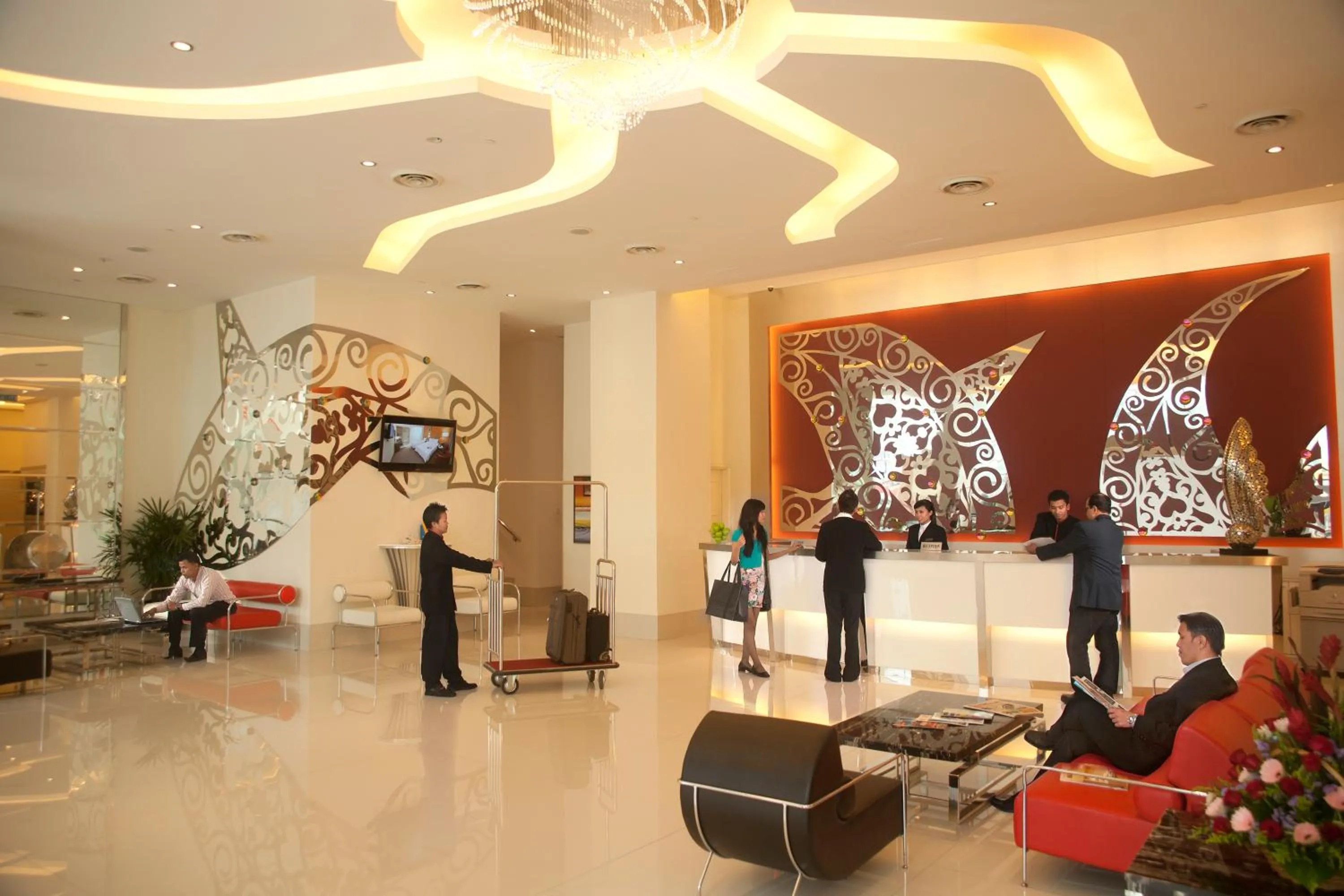 Lobby or reception in Hotel Sentral Pudu @ City Centre / Bukit Bintang