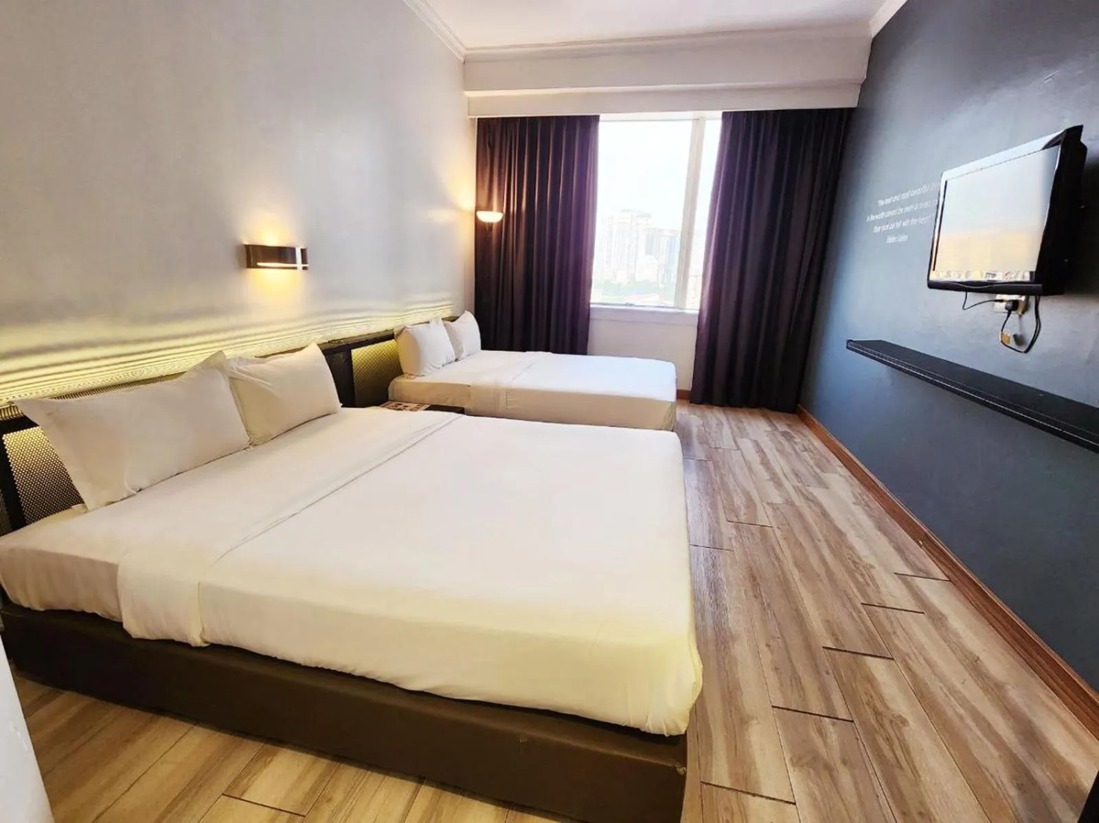 Bed in Hotel Sentral Pudu @ City Centre / Bukit Bintang