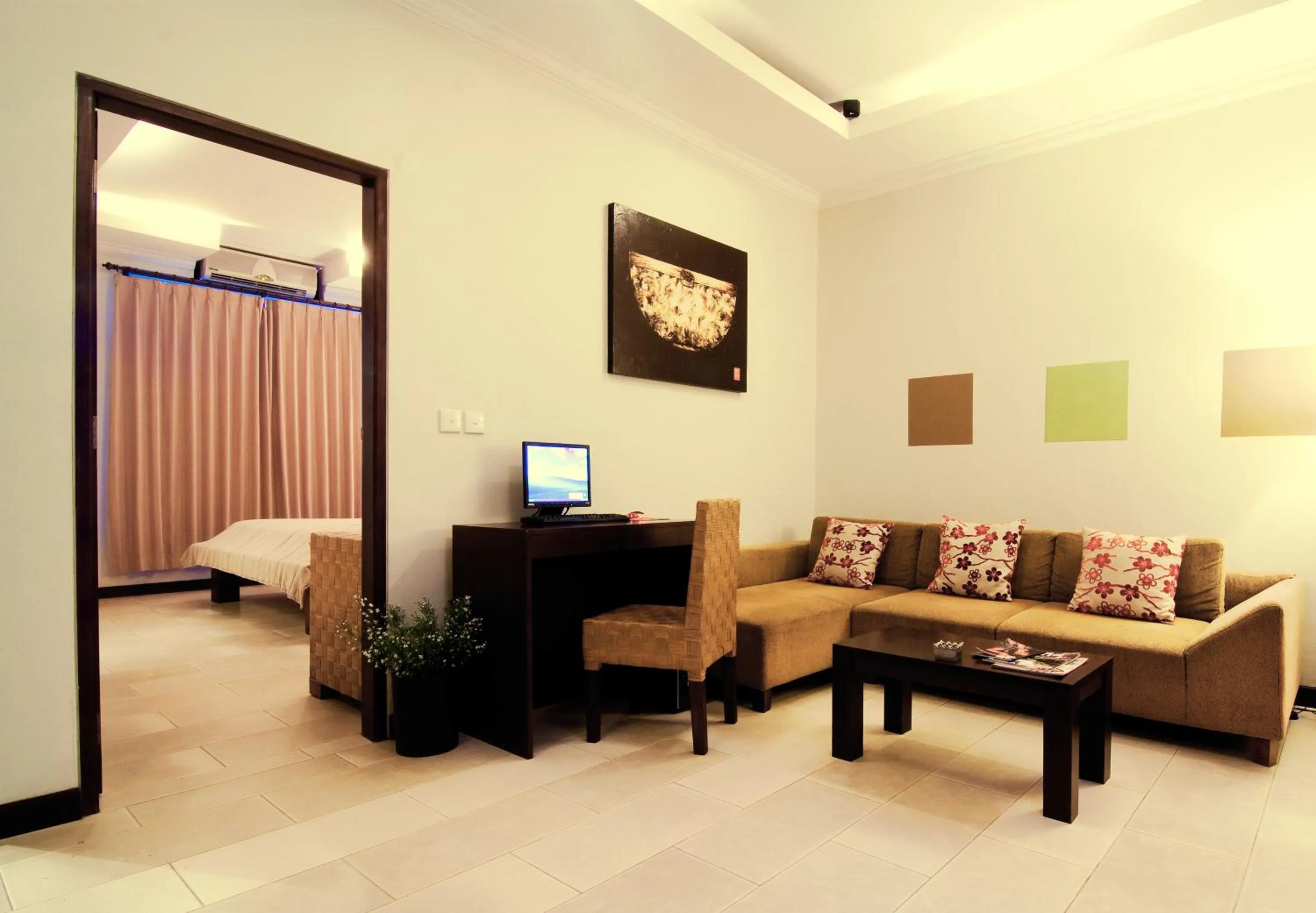 Living room, Bed in The Studio