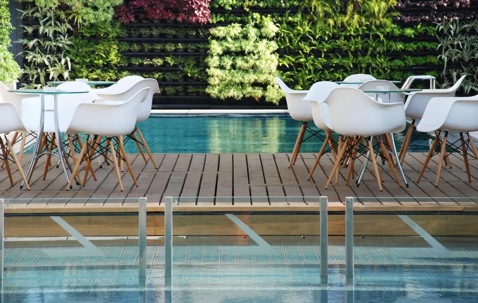 Pool view in The Lantern Resorts Patong Pool view in The Lantern Resorts Patong