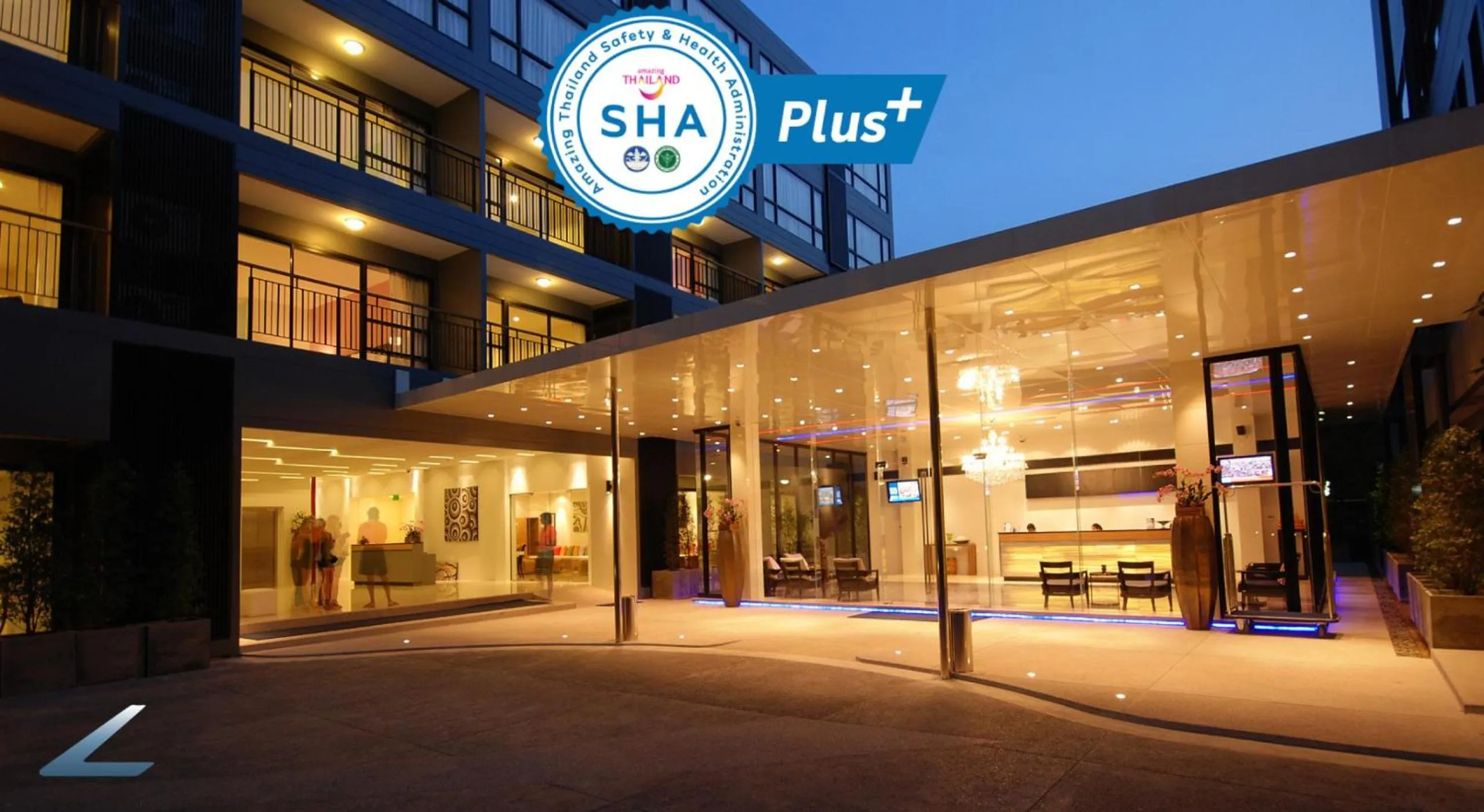 Property building in The Lantern Resorts Patong - SHA Extra Plus