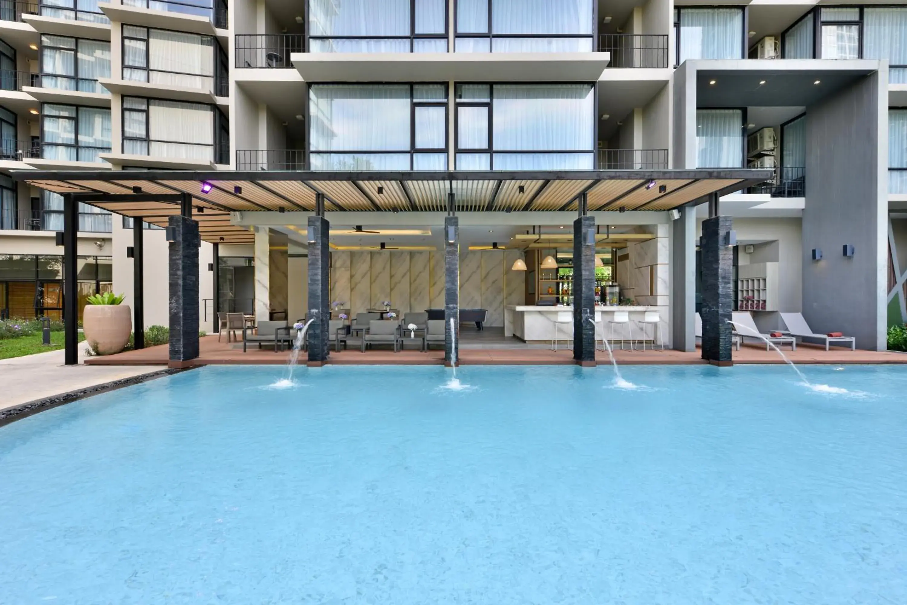 Swimming pool in Altera Hotel and Residence by At Mind Swimming pool in Altera Hotel and Residence by At Mind