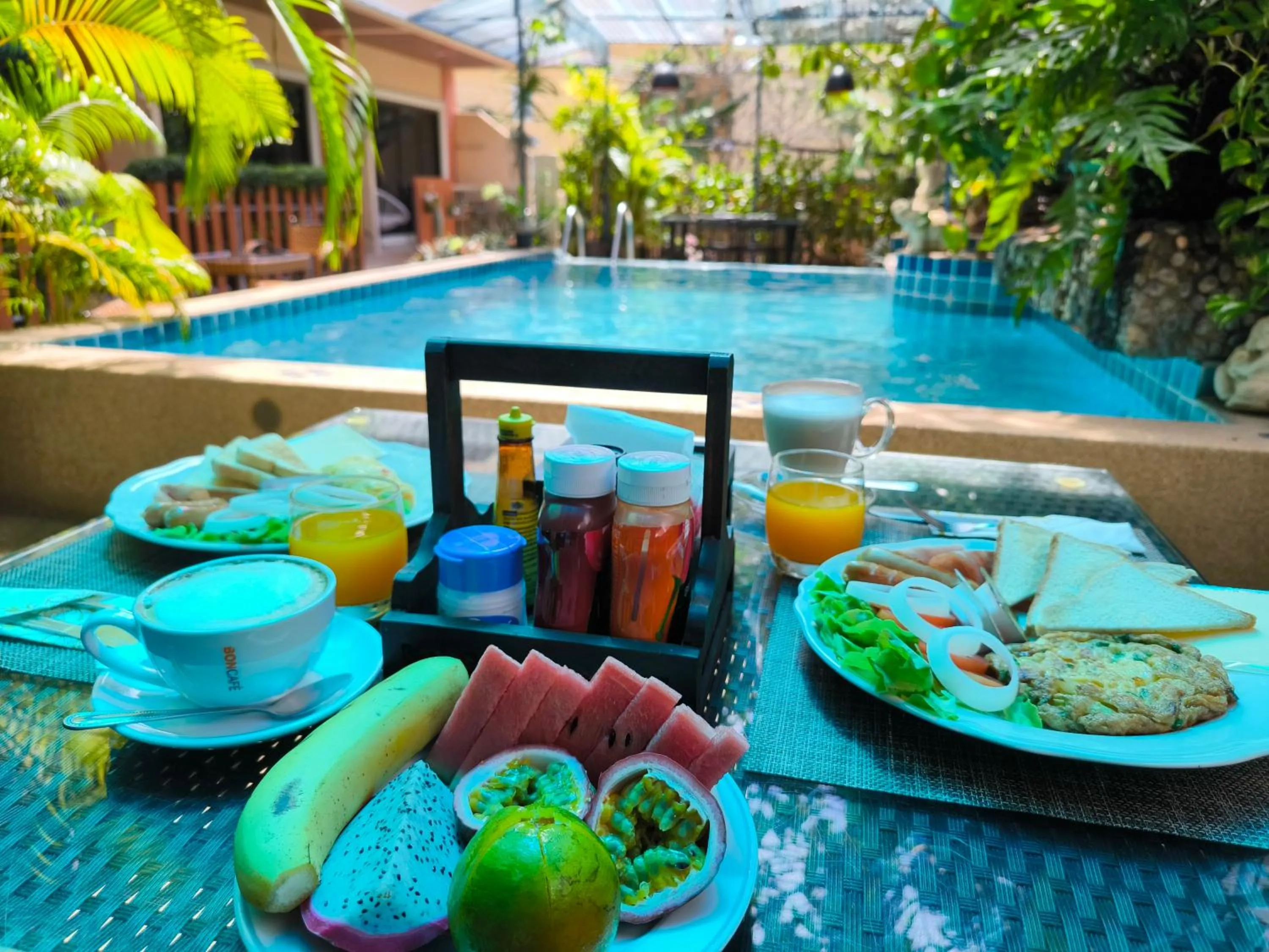 Breakfast in Seven Seas Hotel Patong Beach