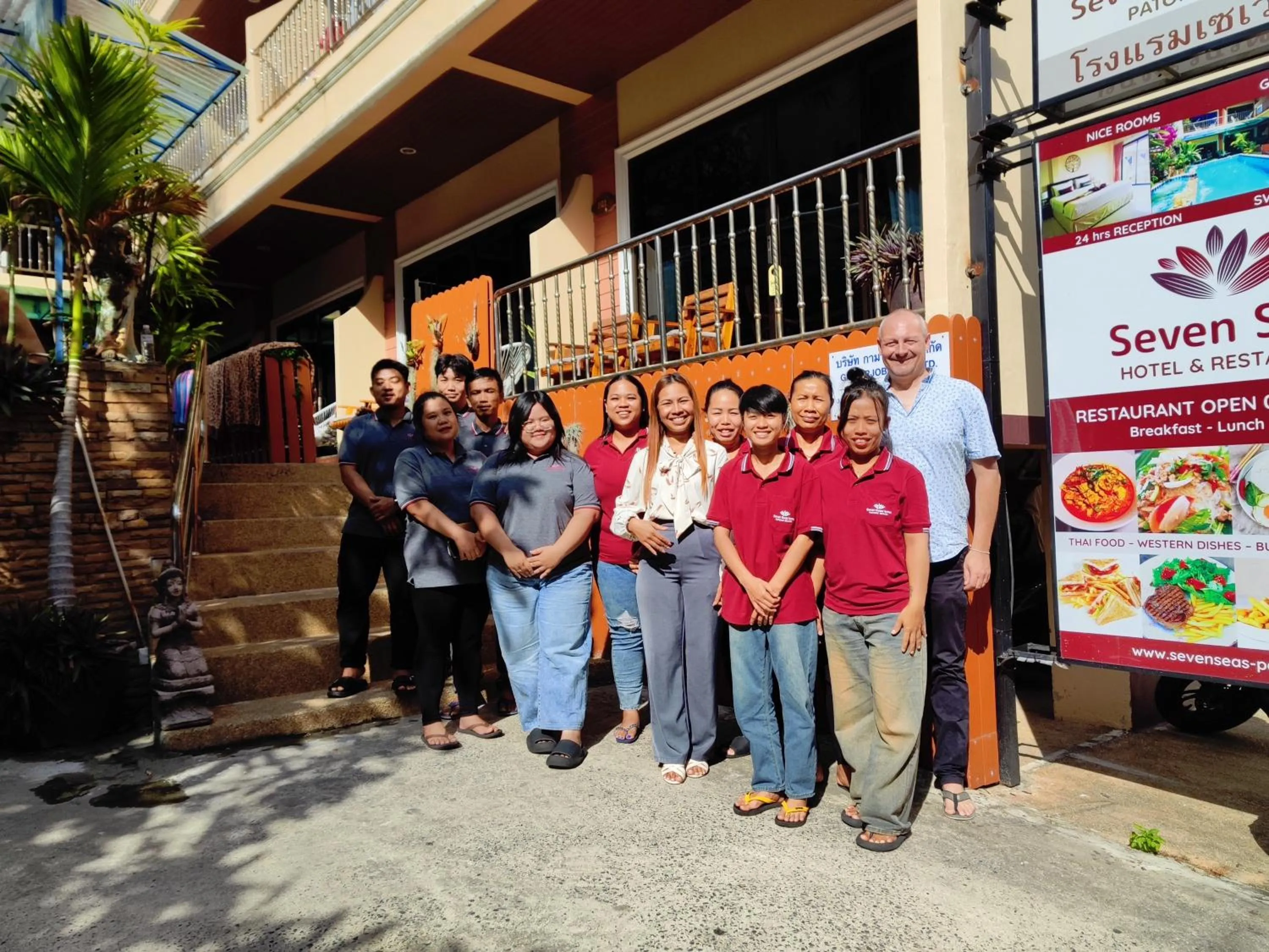 Staff in Seven Seas Hotel Patong Beach