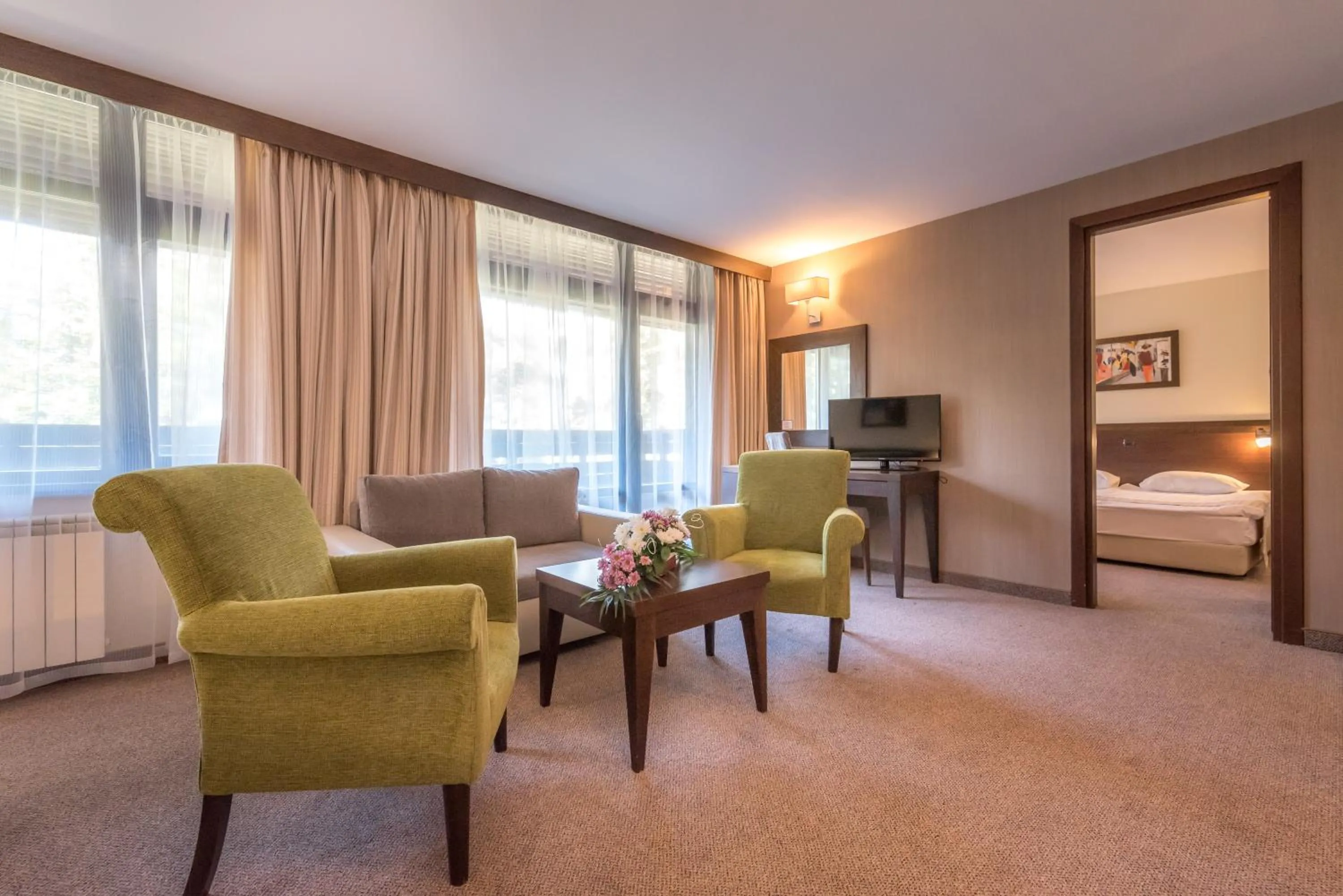 Living room, Bed in Lion Hotel Borovets