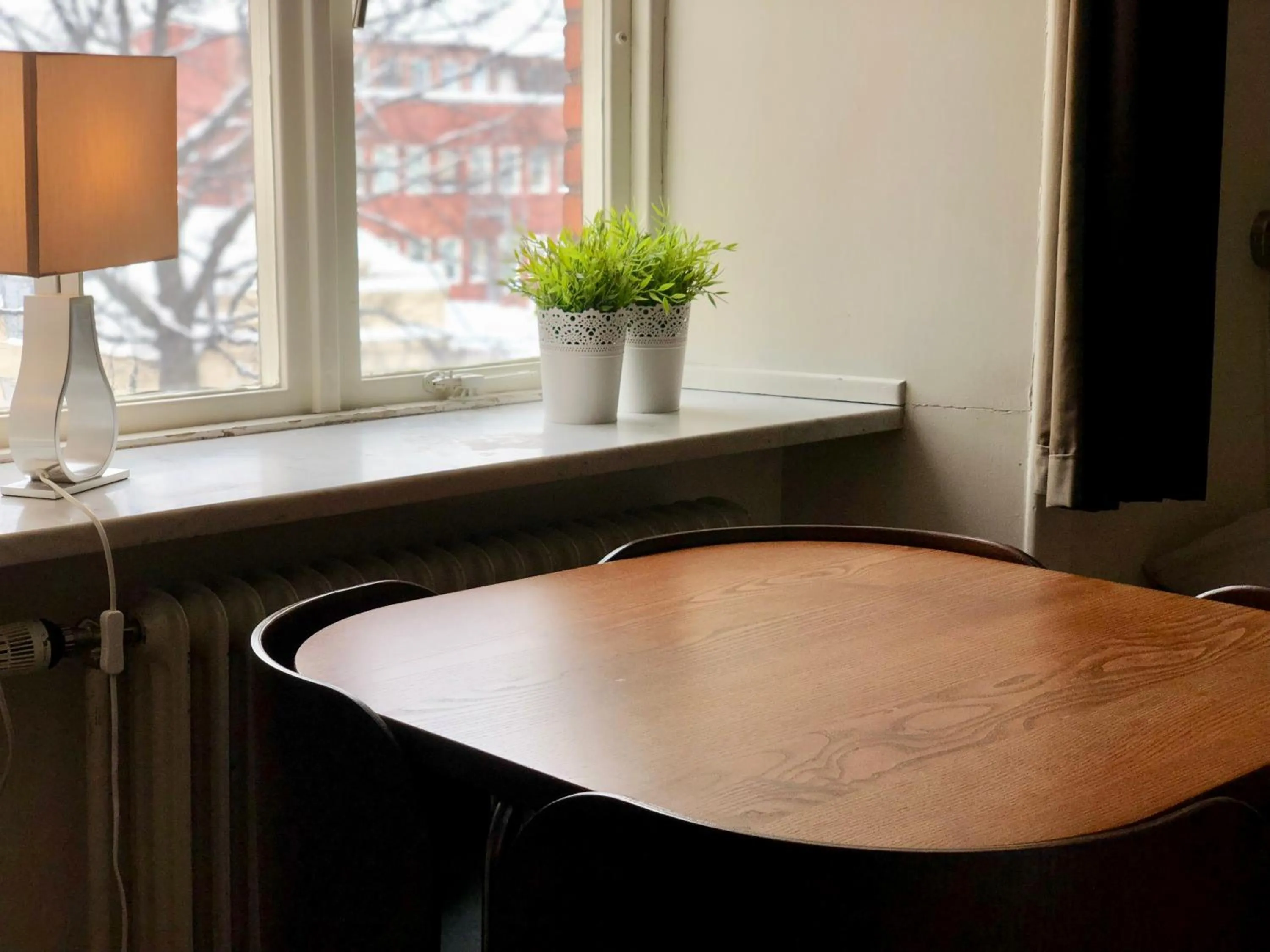 Seating area in Järnvägshotellet