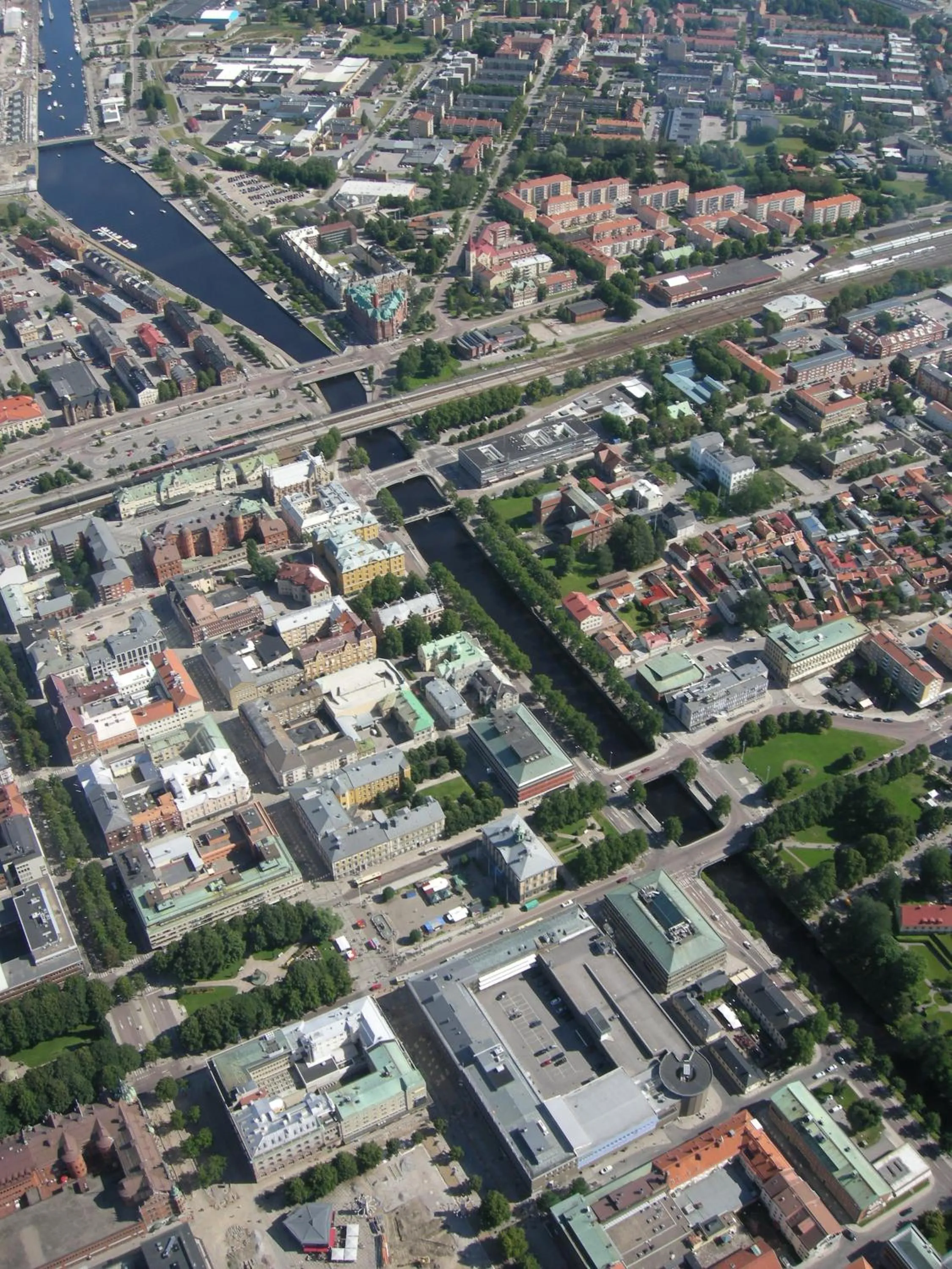 Bird's eye view in Järnvägshotellet