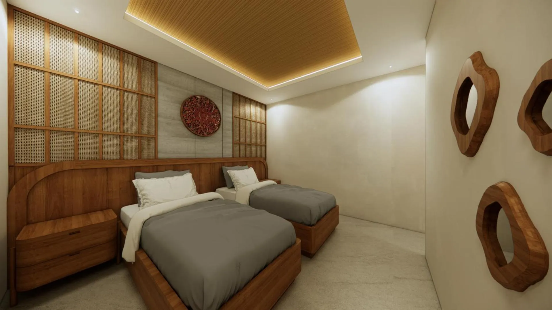 Bedroom, Bed in Tonys Villas & Resort Seminyak - Bali