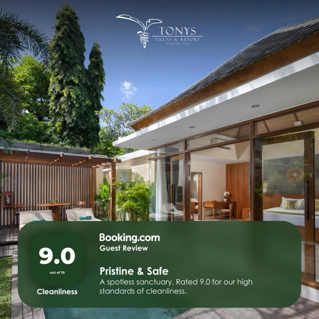 Bedroom in Tonys Villas & Resort Seminyak - Bali