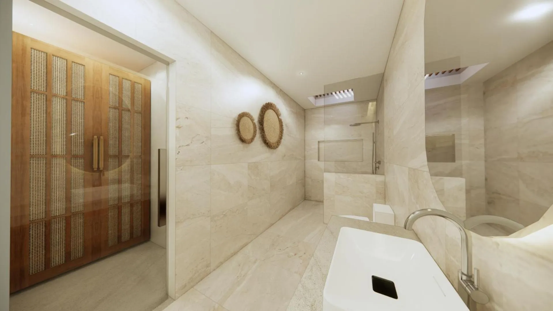 Bathroom in Tonys Villas & Resort Seminyak - Bali