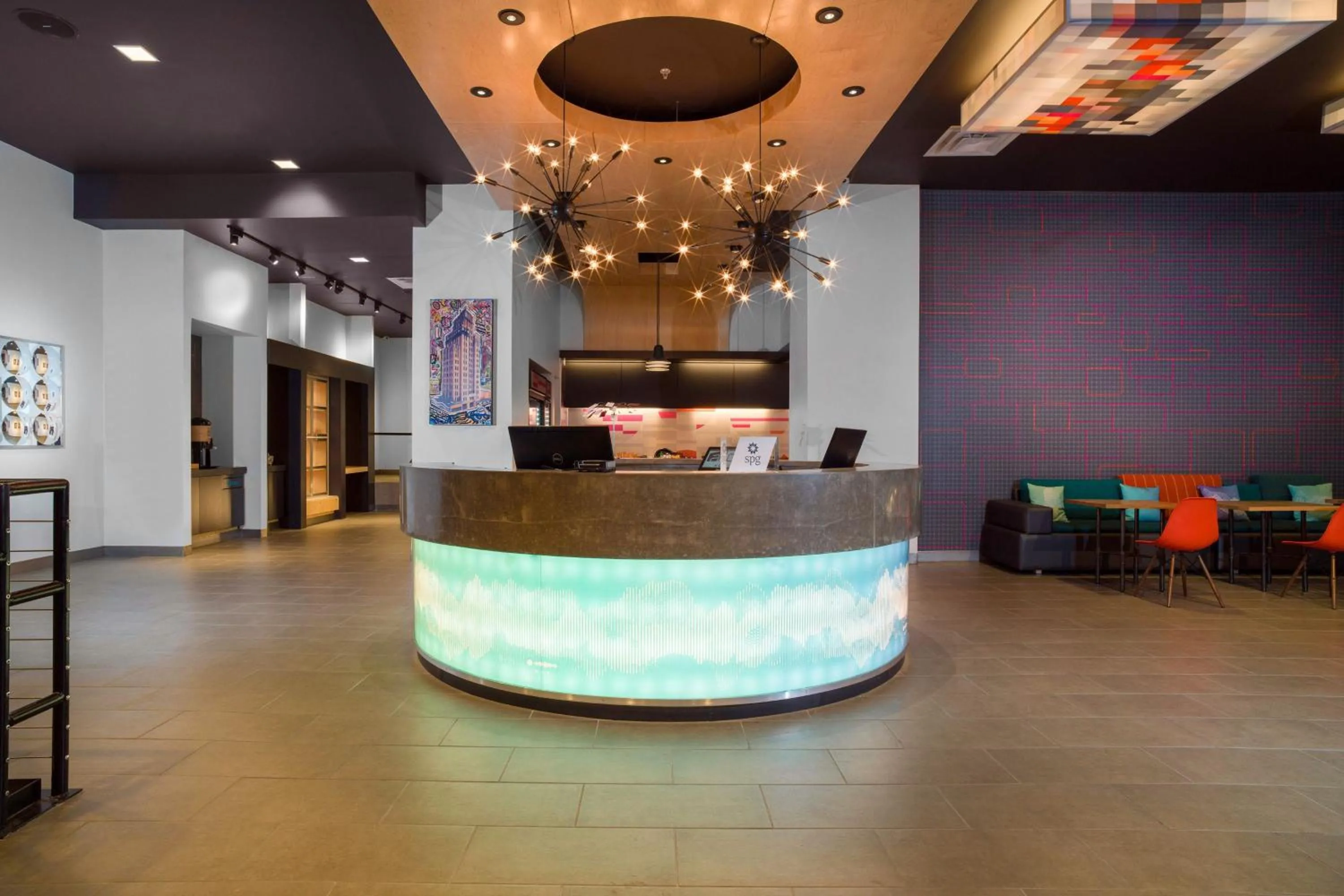 Lobby or reception in Aloft El Paso Downtown